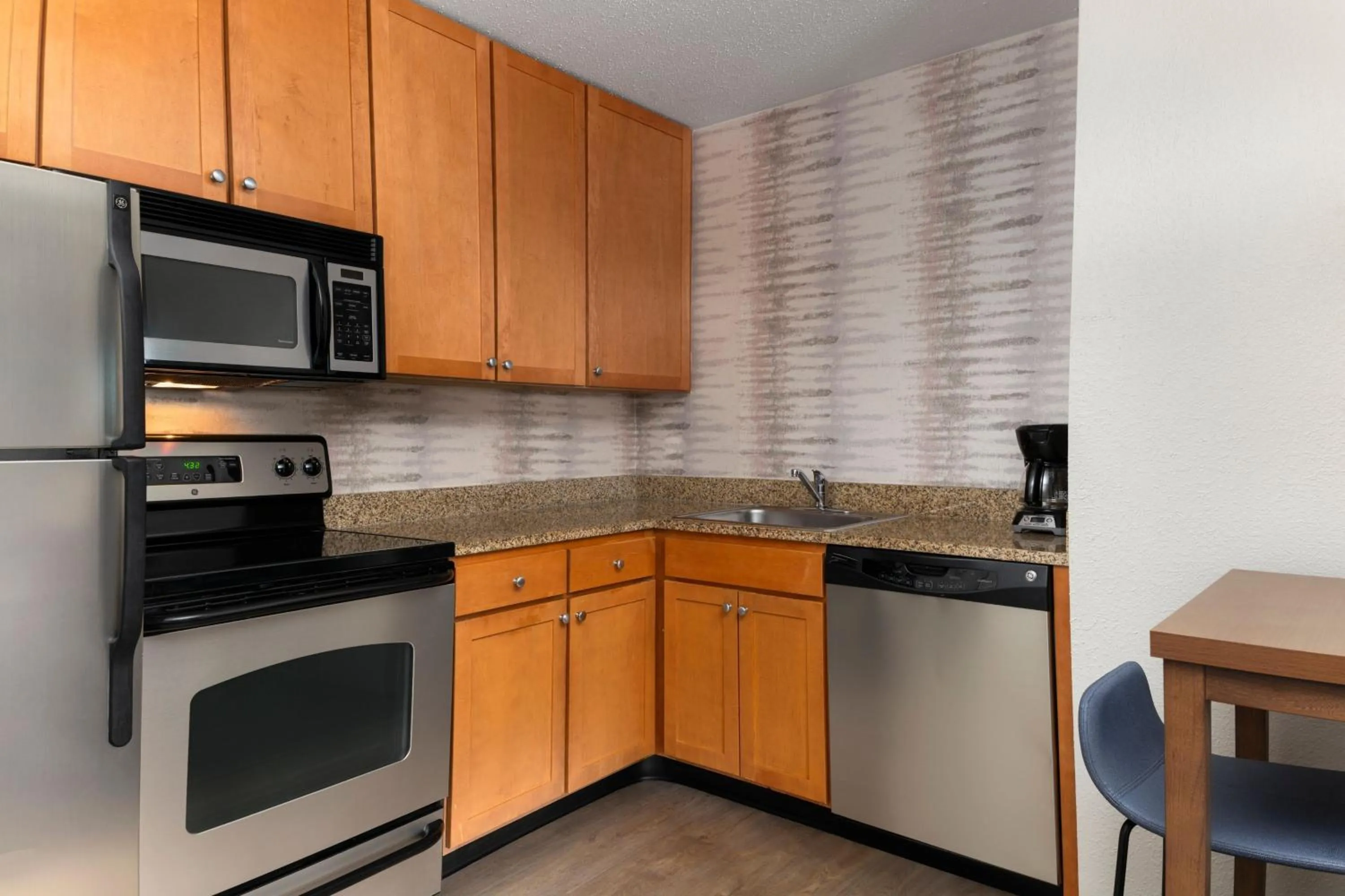 Kitchen or kitchenette in Residence Inn Neptune at Gateway Center