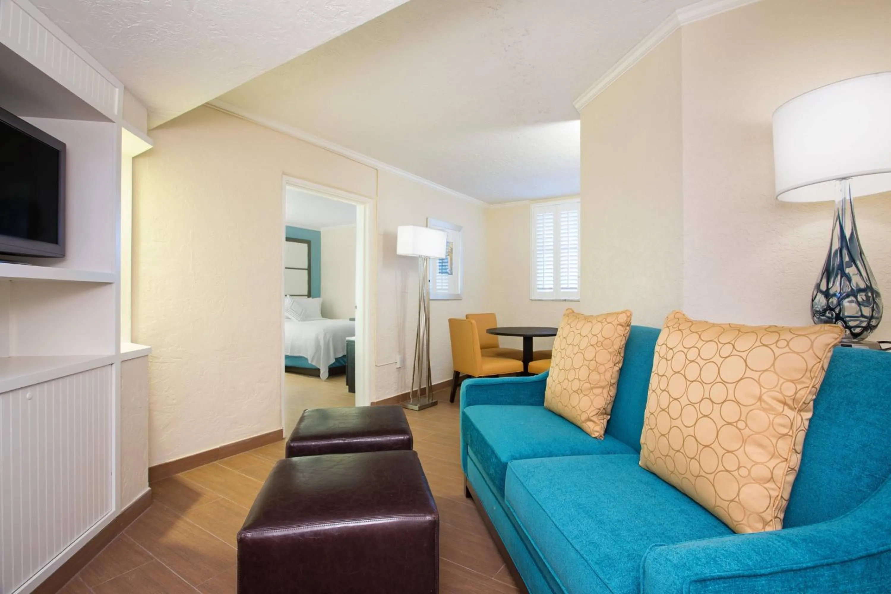 Living room, Bed in Fairfield Inn & Suites by Marriott Key West