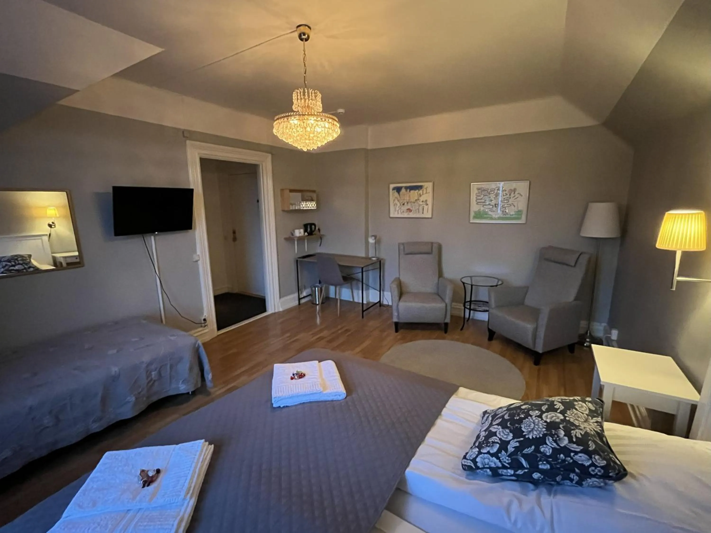 Bed in Hotell Strandvillan Orsa