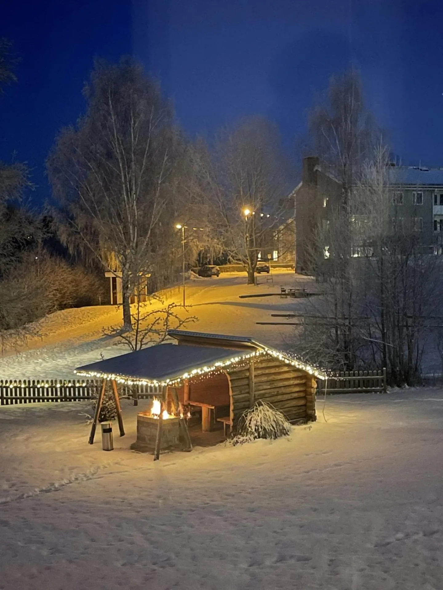 BBQ facilities in Hotell Strandvillan Orsa
