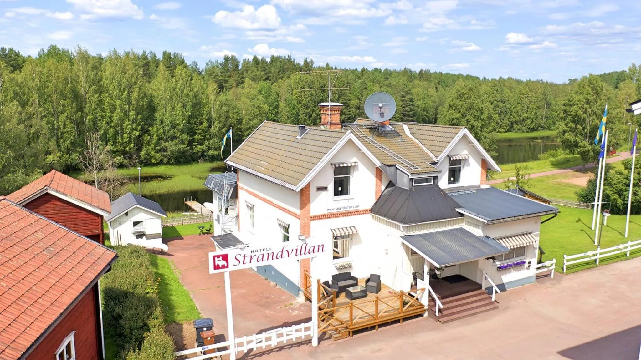 Property building in Hotell Strandvillan Orsa