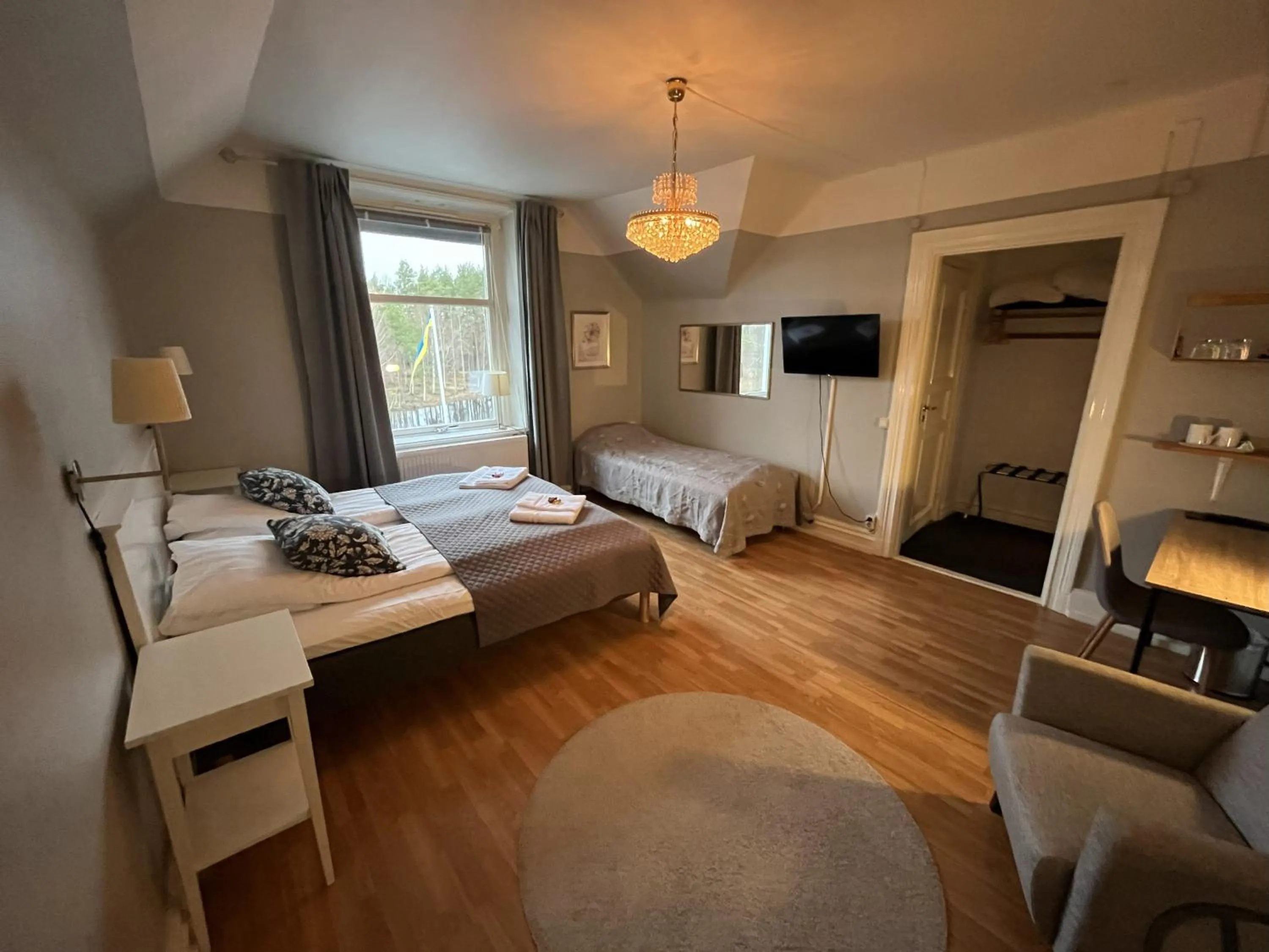 Bed in Hotell Strandvillan Orsa