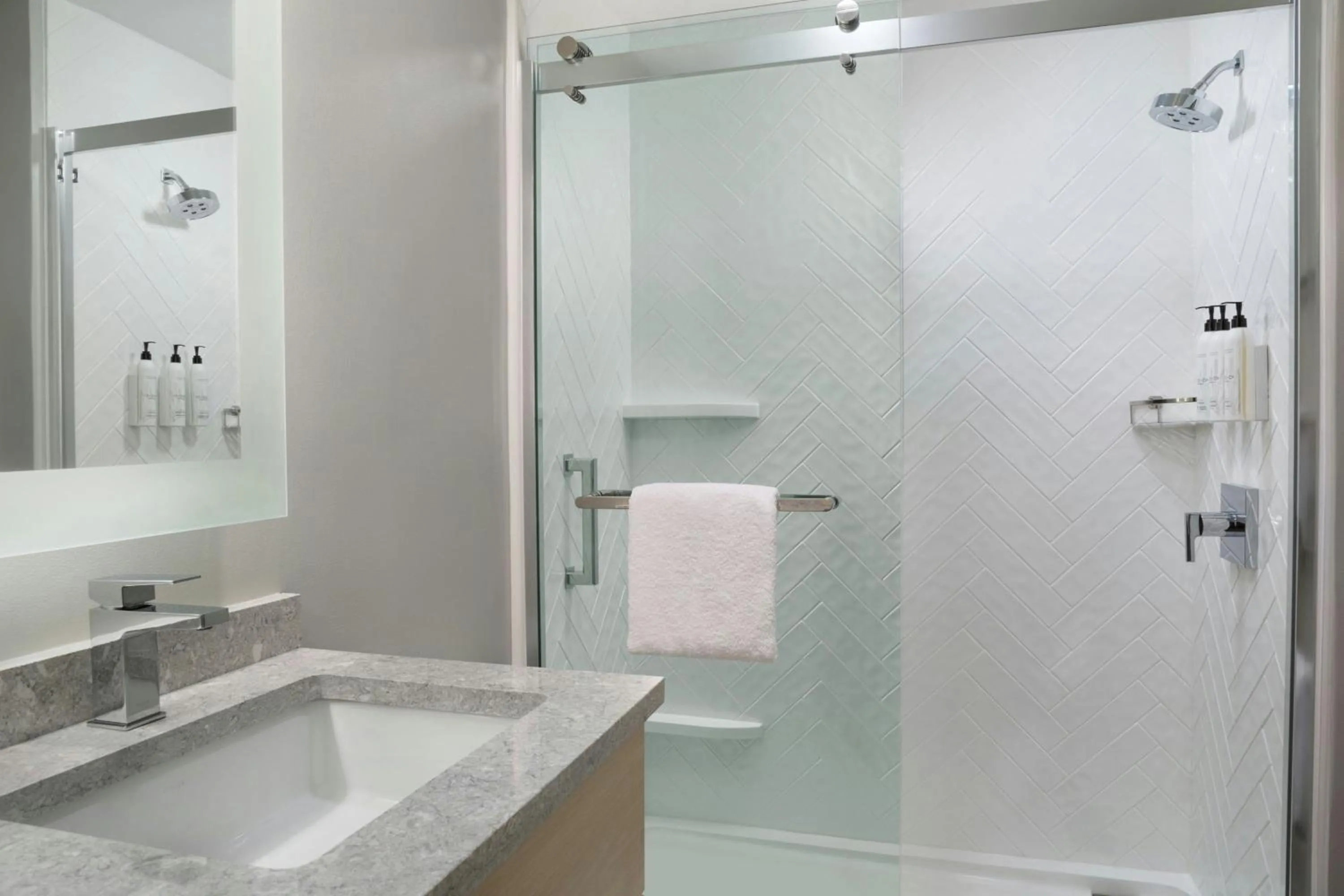 Bathroom in TownePlace Suites Fort Lauderdale West