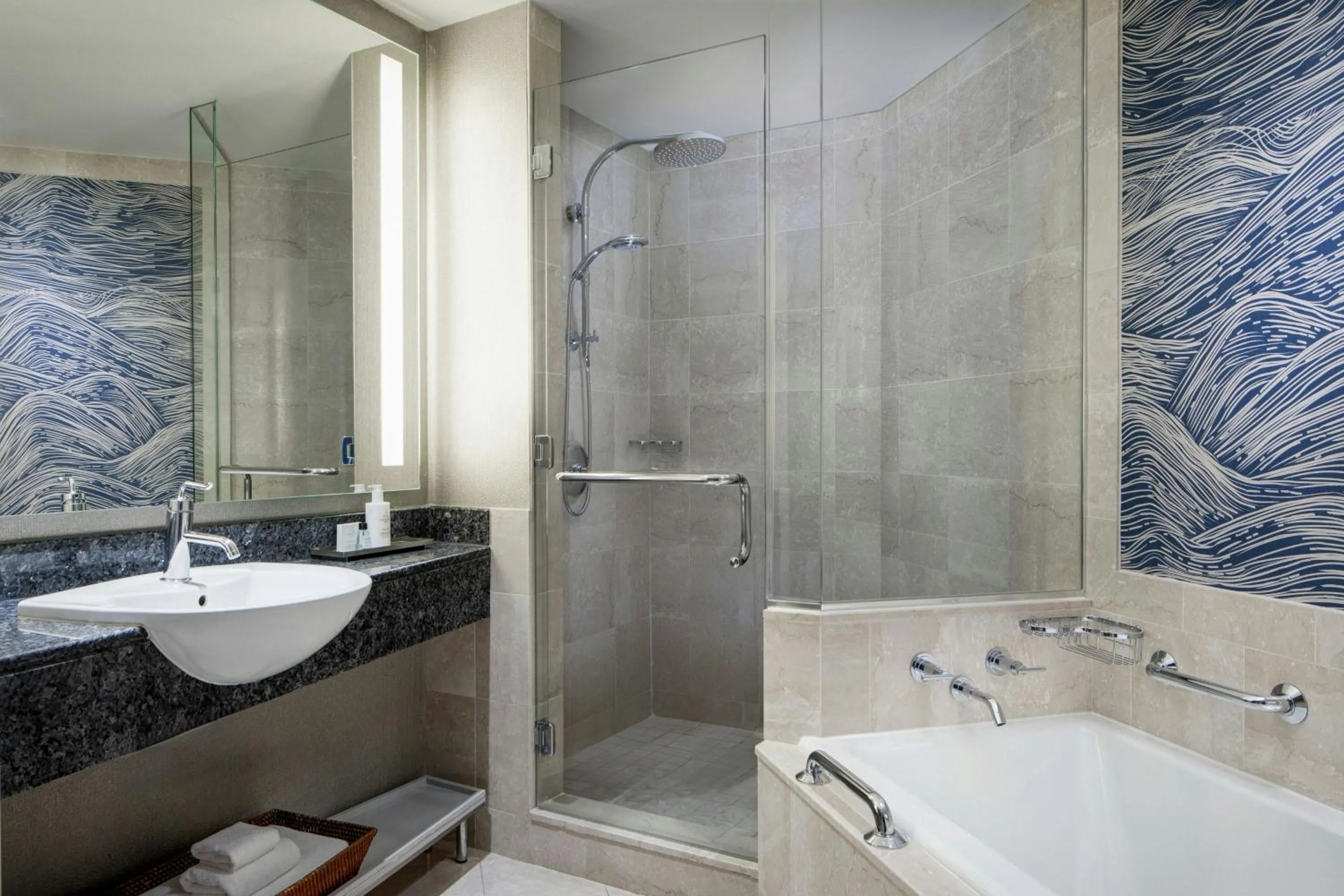 Bathroom in JW Marriott Grand Rapids