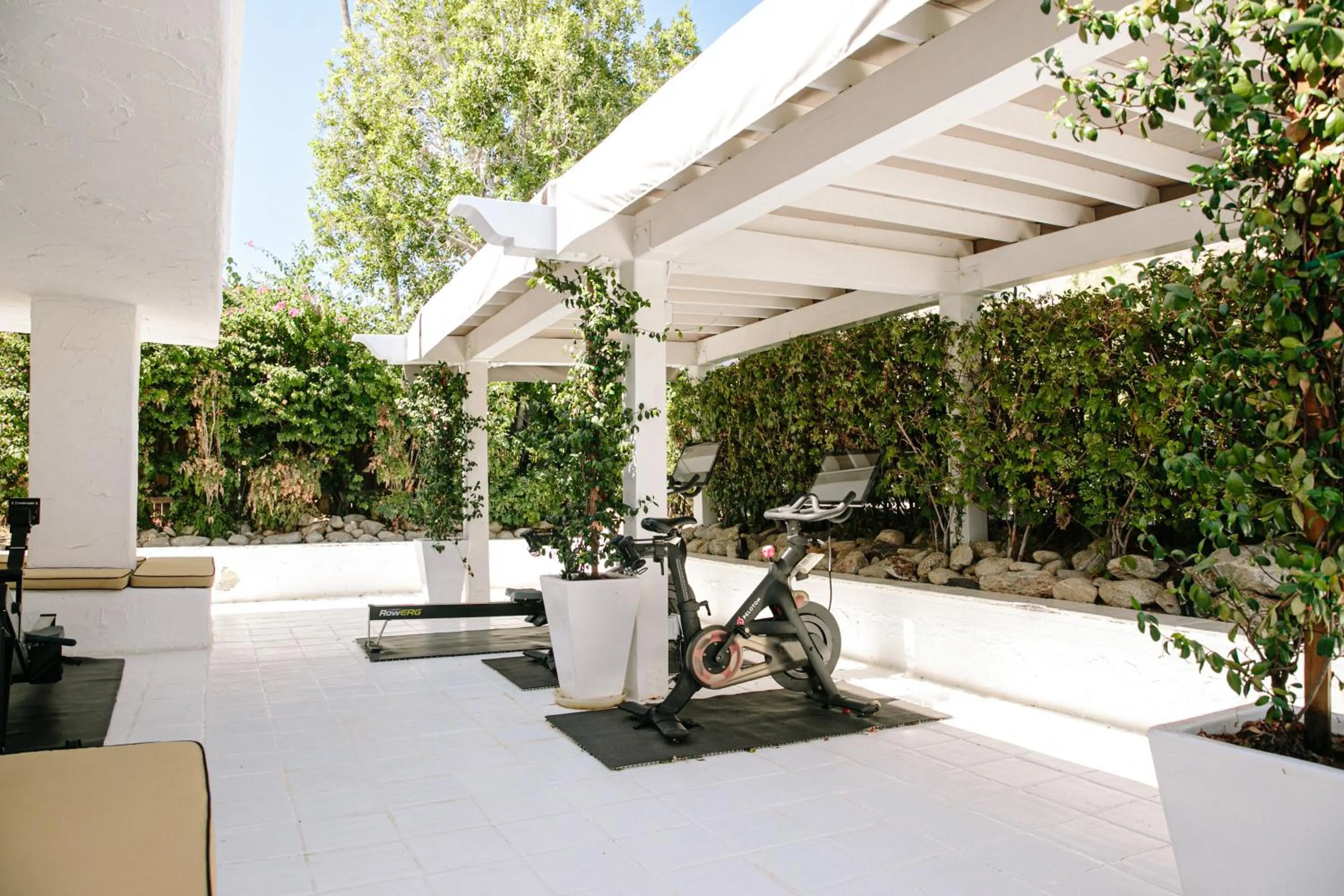 Fitness centre/facilities in Avalon Hotel & Bungalows Palm Springs, a Member of Design Hotels