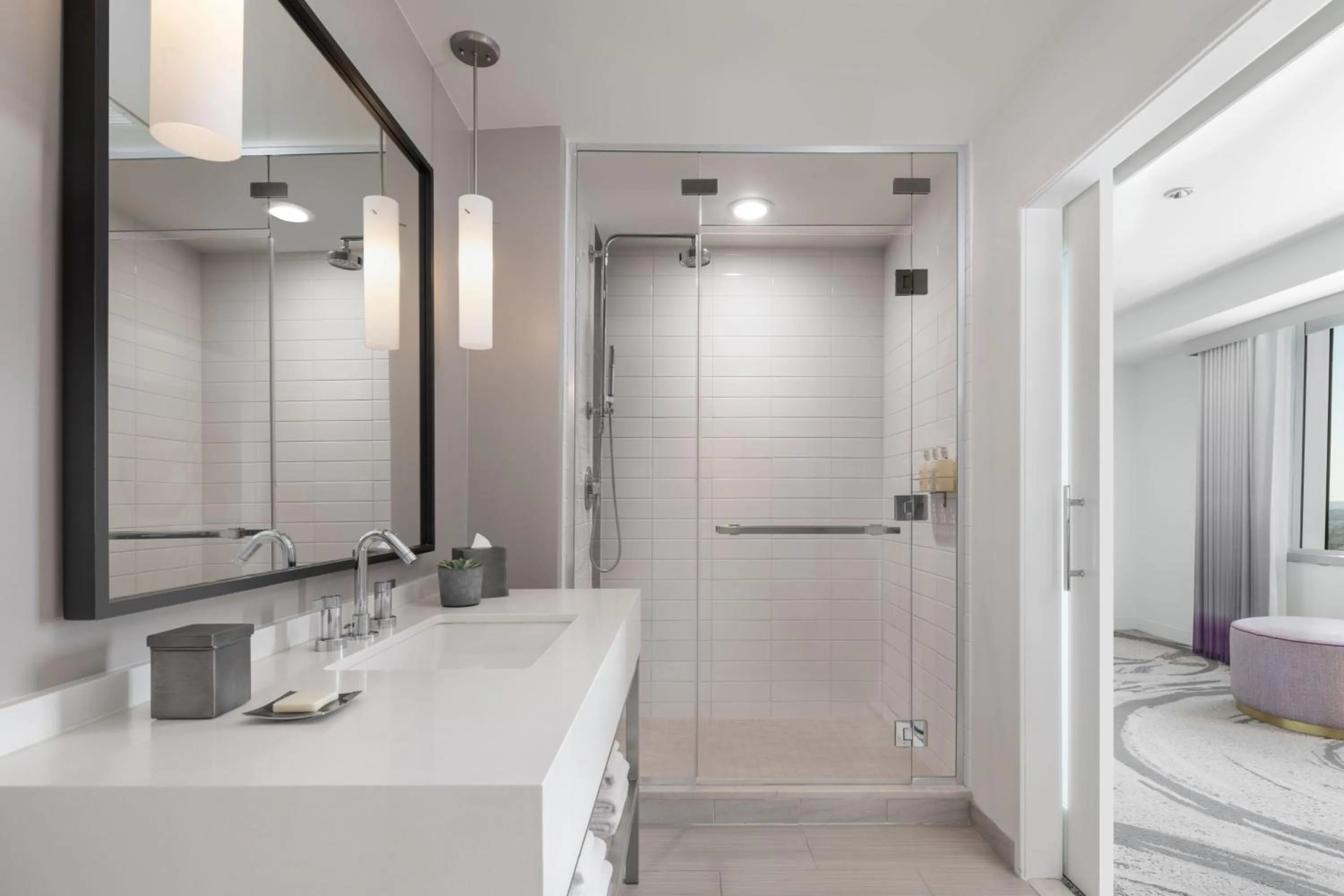 Bathroom in JW Marriott Los Angeles L.A. LIVE