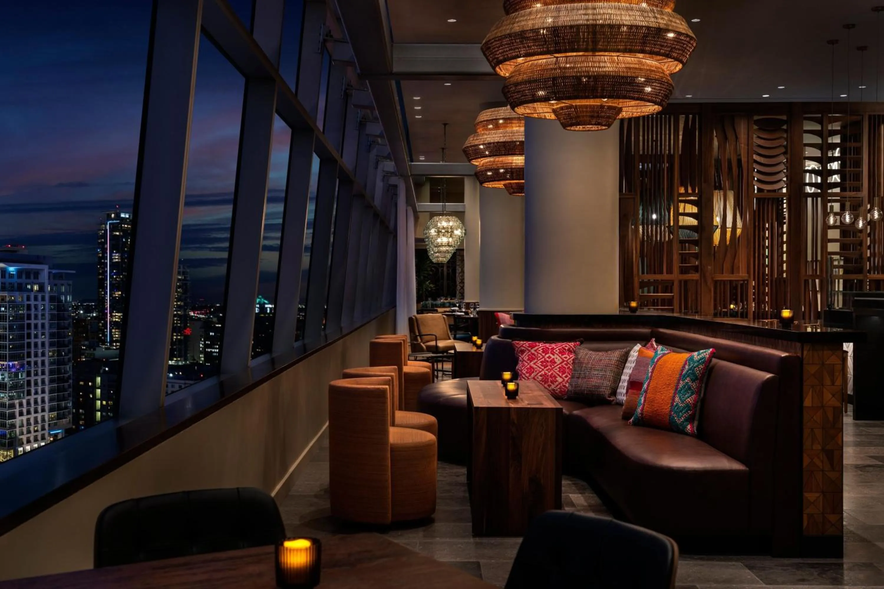 Lounge or bar in JW Marriott Los Angeles L.A. LIVE