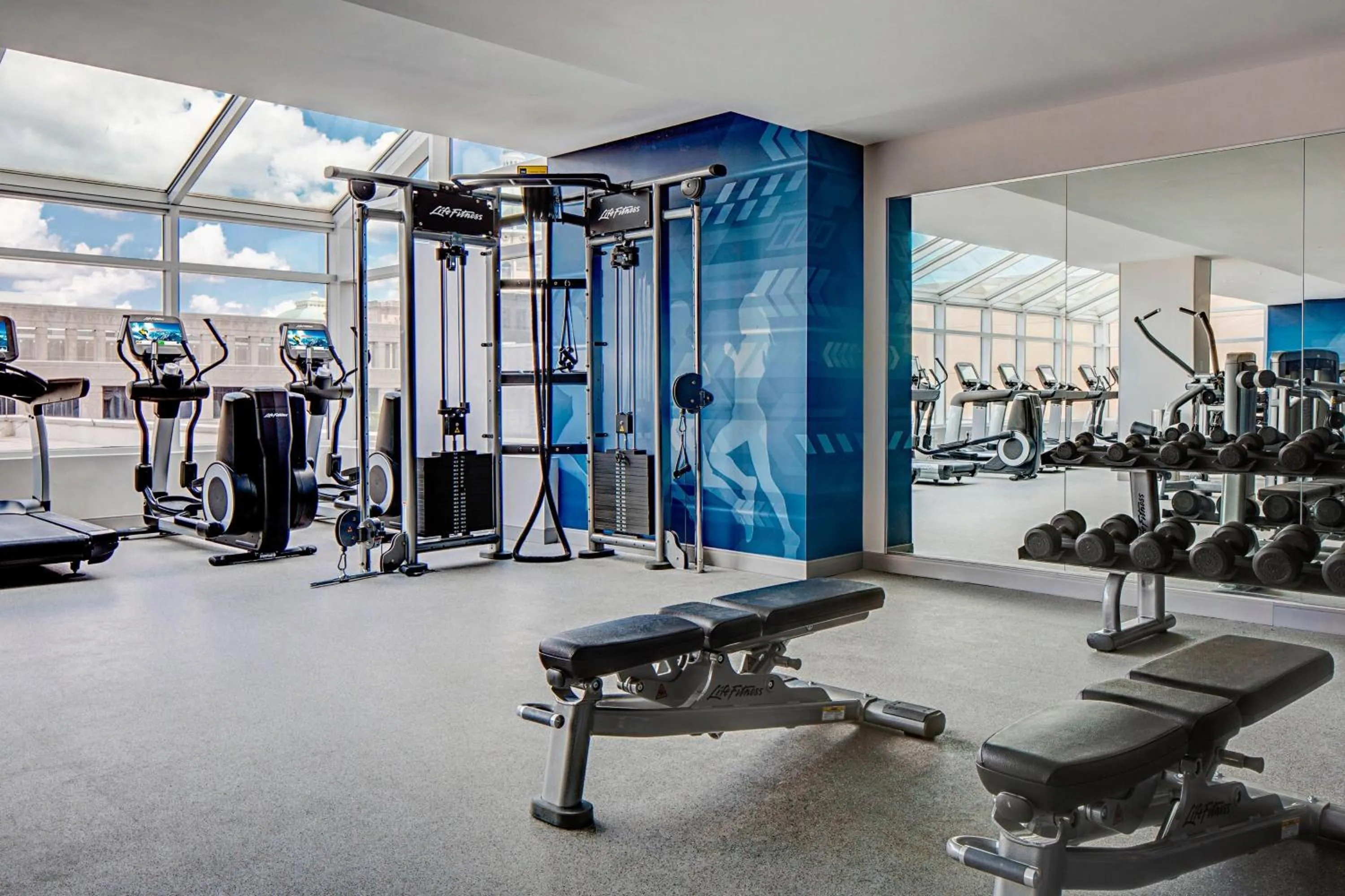 Fitness centre/facilities in Indianapolis Marriott Downtown