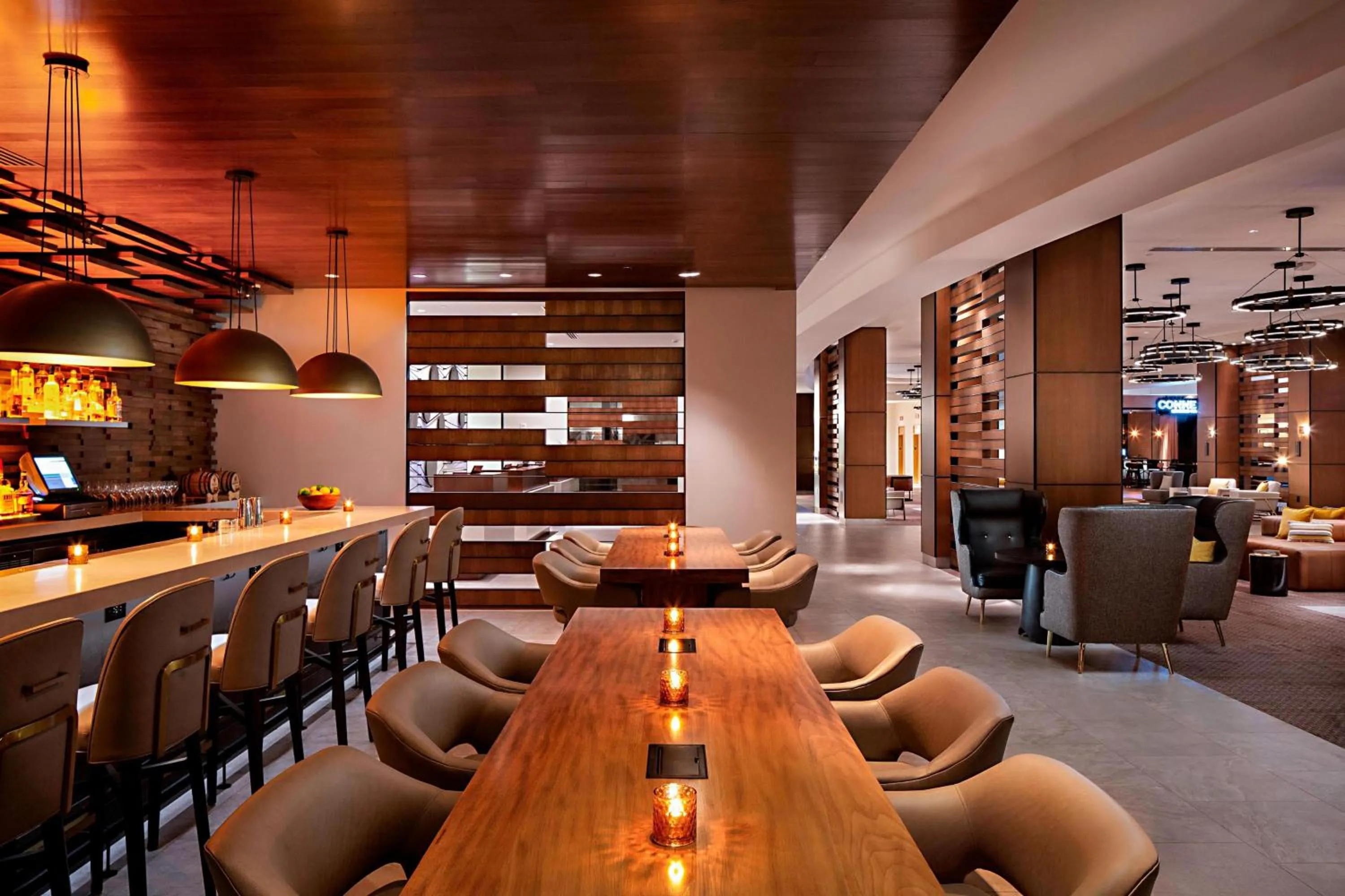 Lounge or bar in Indianapolis Marriott Downtown