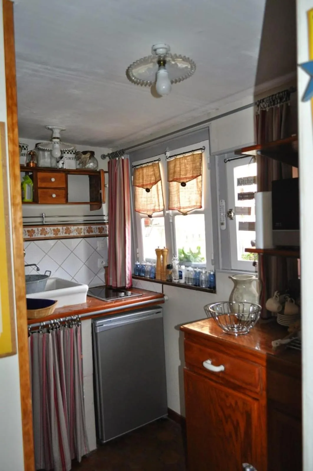 Kitchen or kitchenette in Villa le Cloky