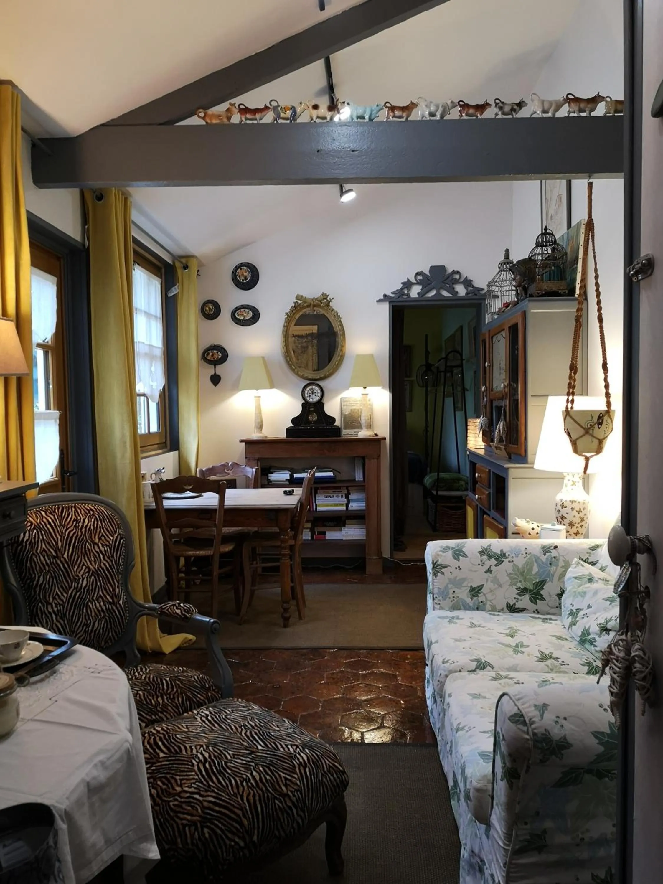 Seating area in Villa le Cloky