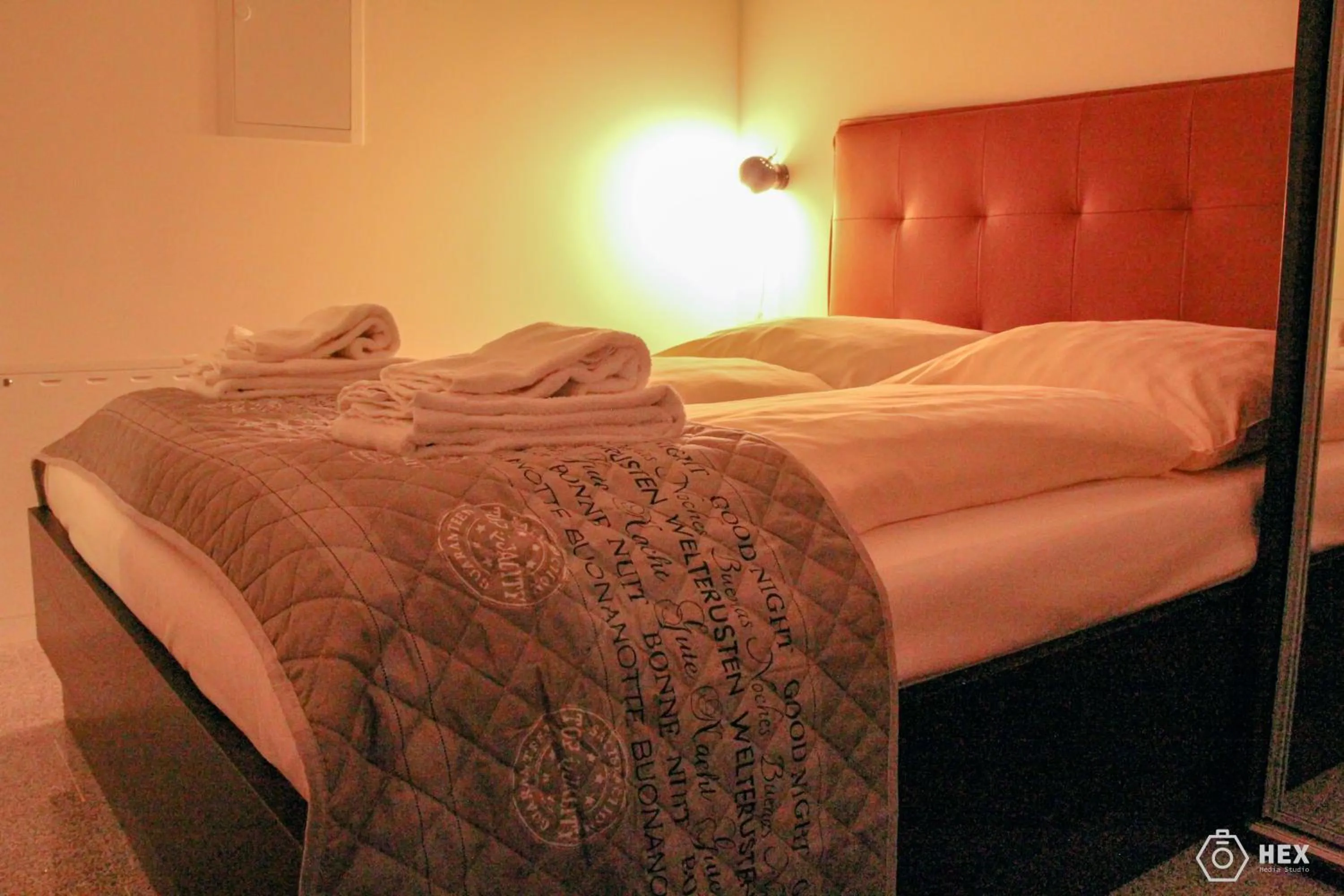 Bed in Bluestone Boarding Apartments