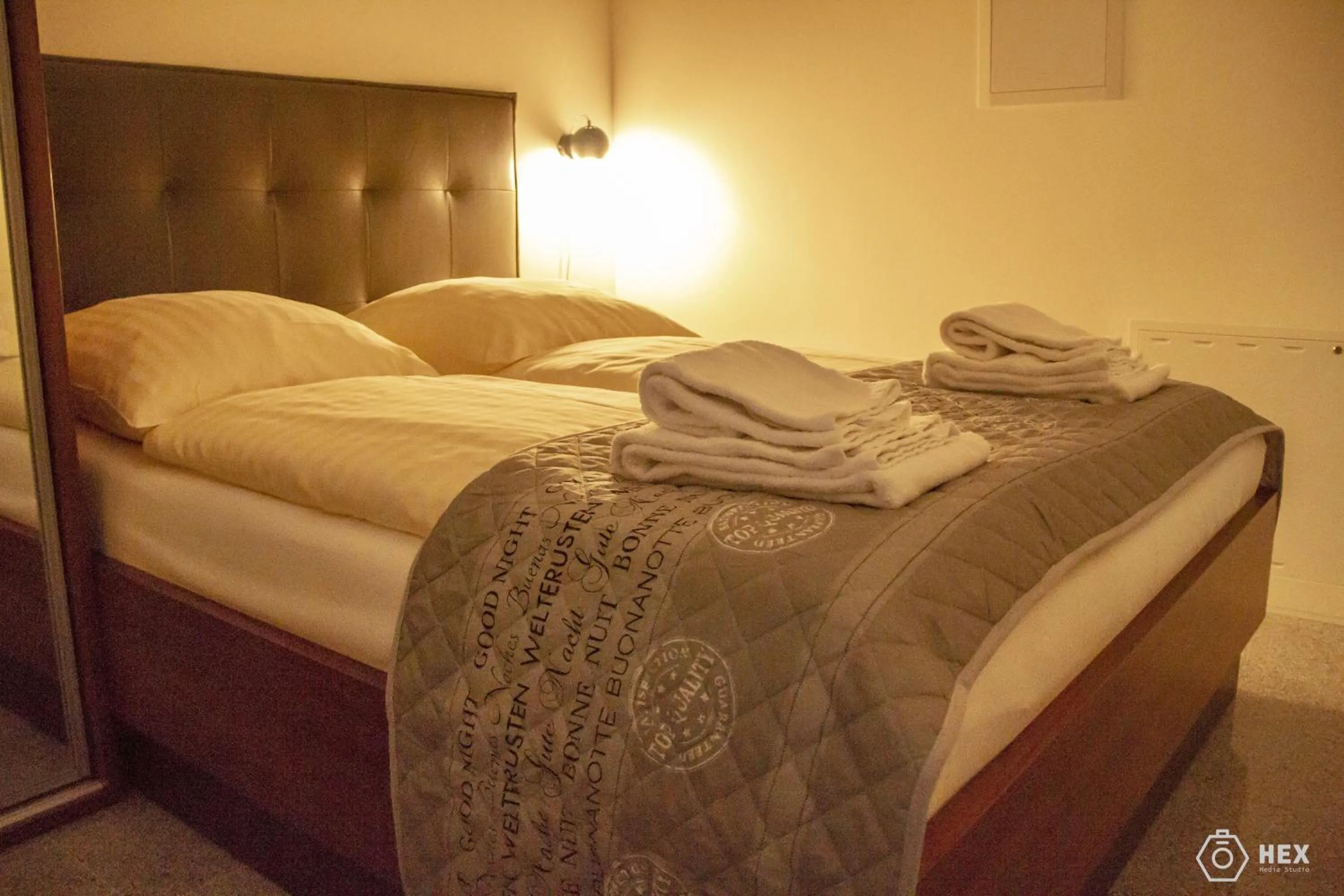 Bed in Bluestone Boarding Apartments