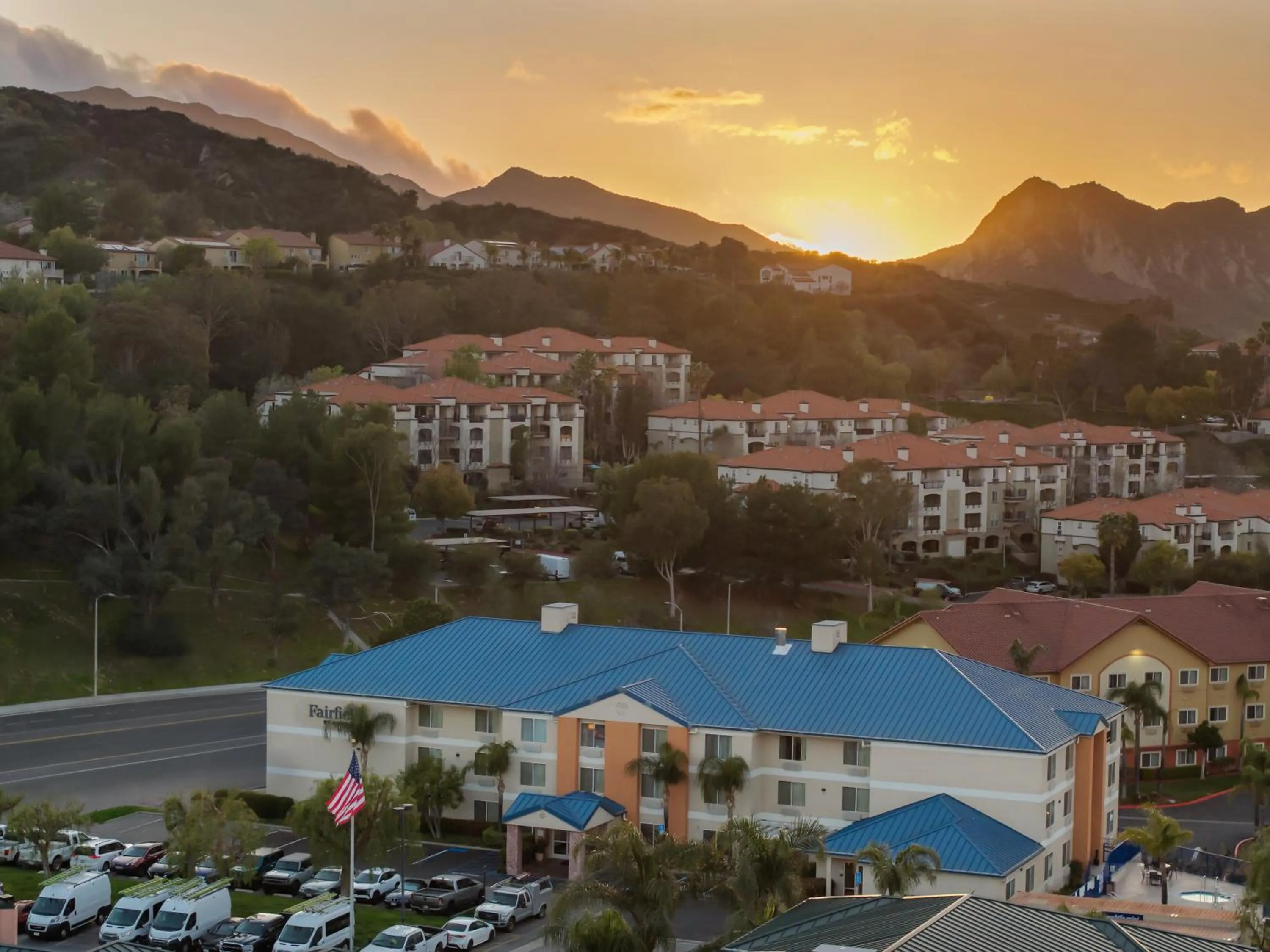Bird's eye view in Fairfield Inn by Marriott Santa Clarita Valencia