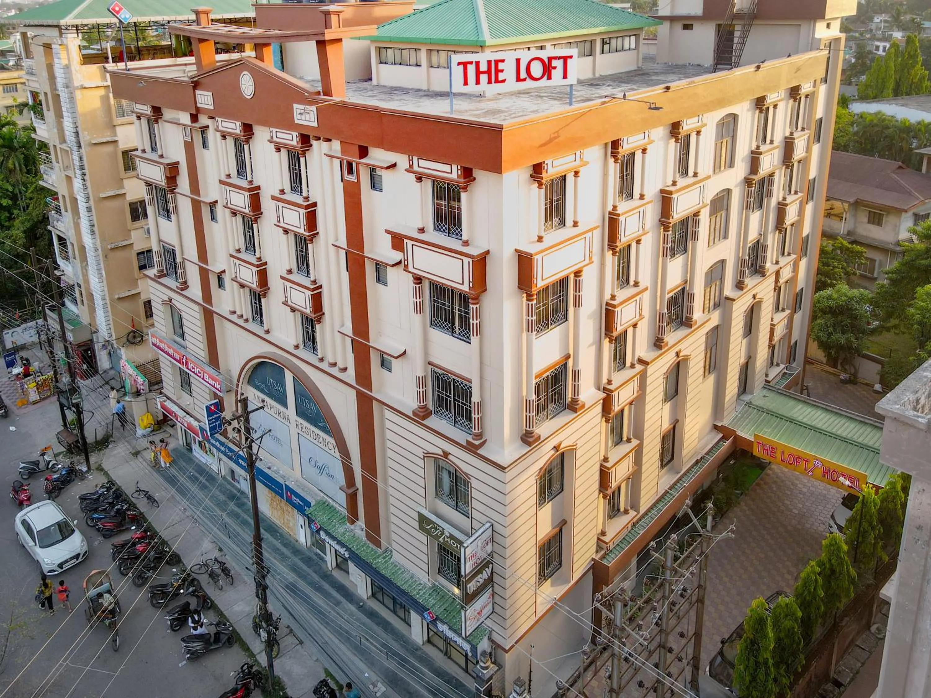 Property building in The Loft Hotel, Siliguri