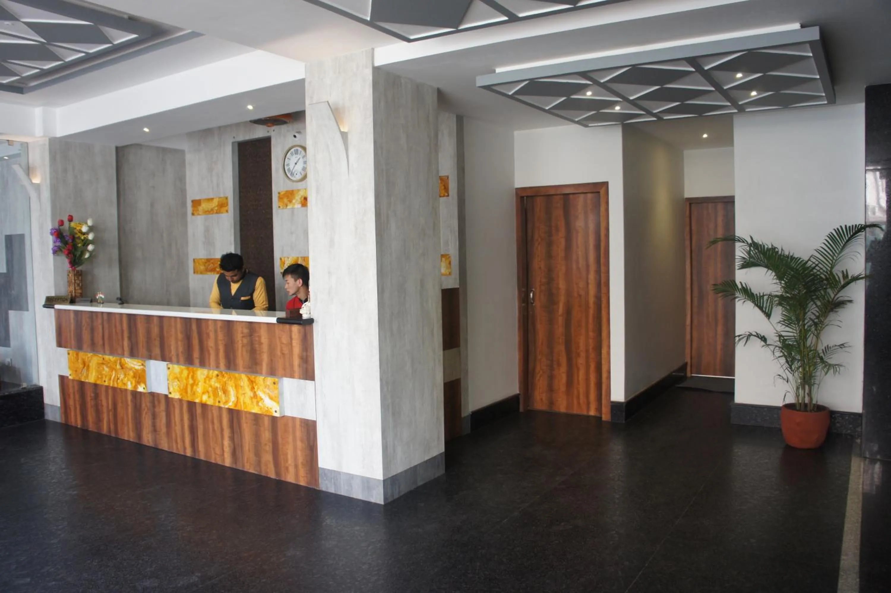 Lobby or reception in The Loft Hotel, Siliguri