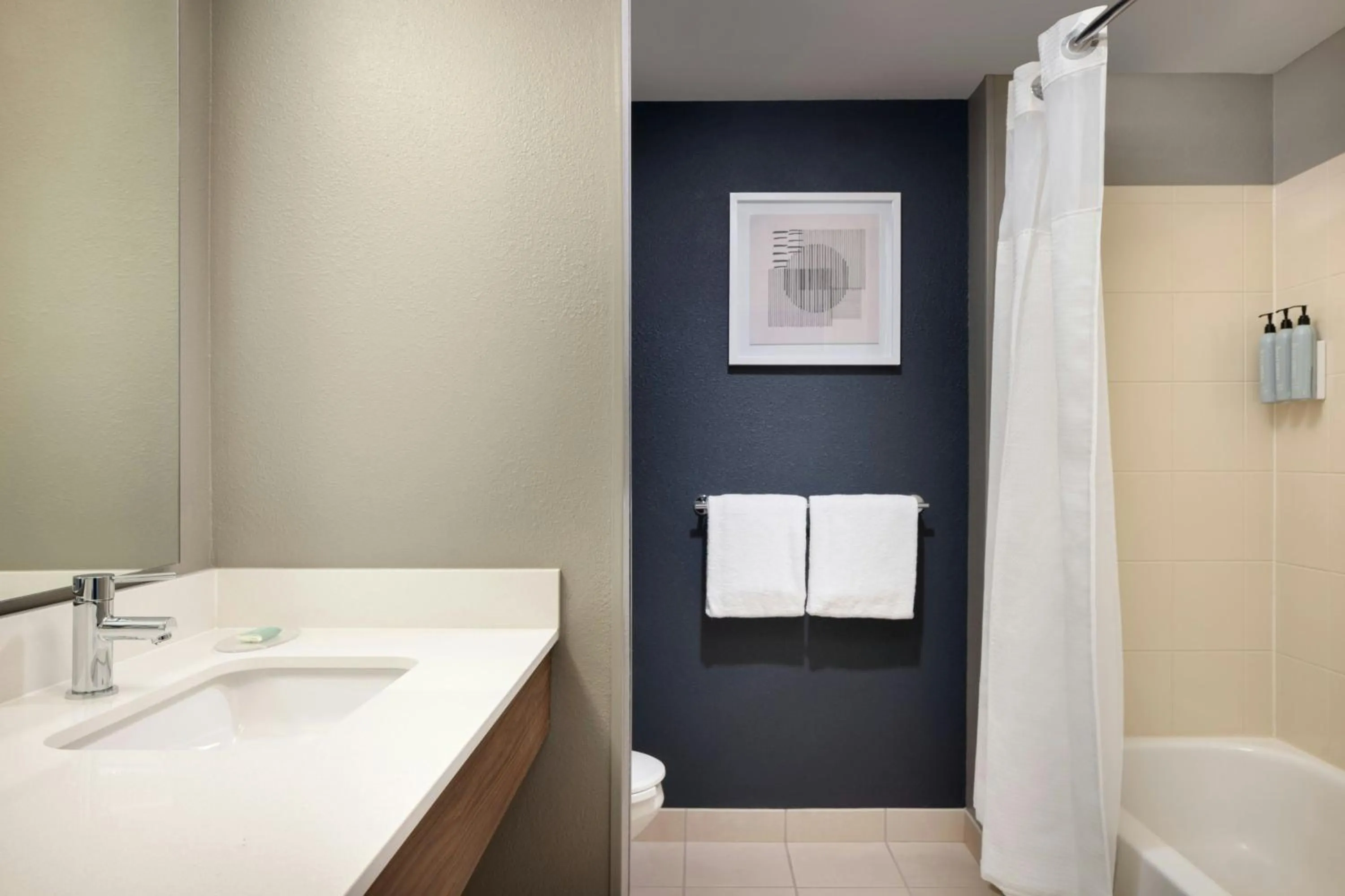 Bathroom in Courtyard by Marriott Little Rock Downtown