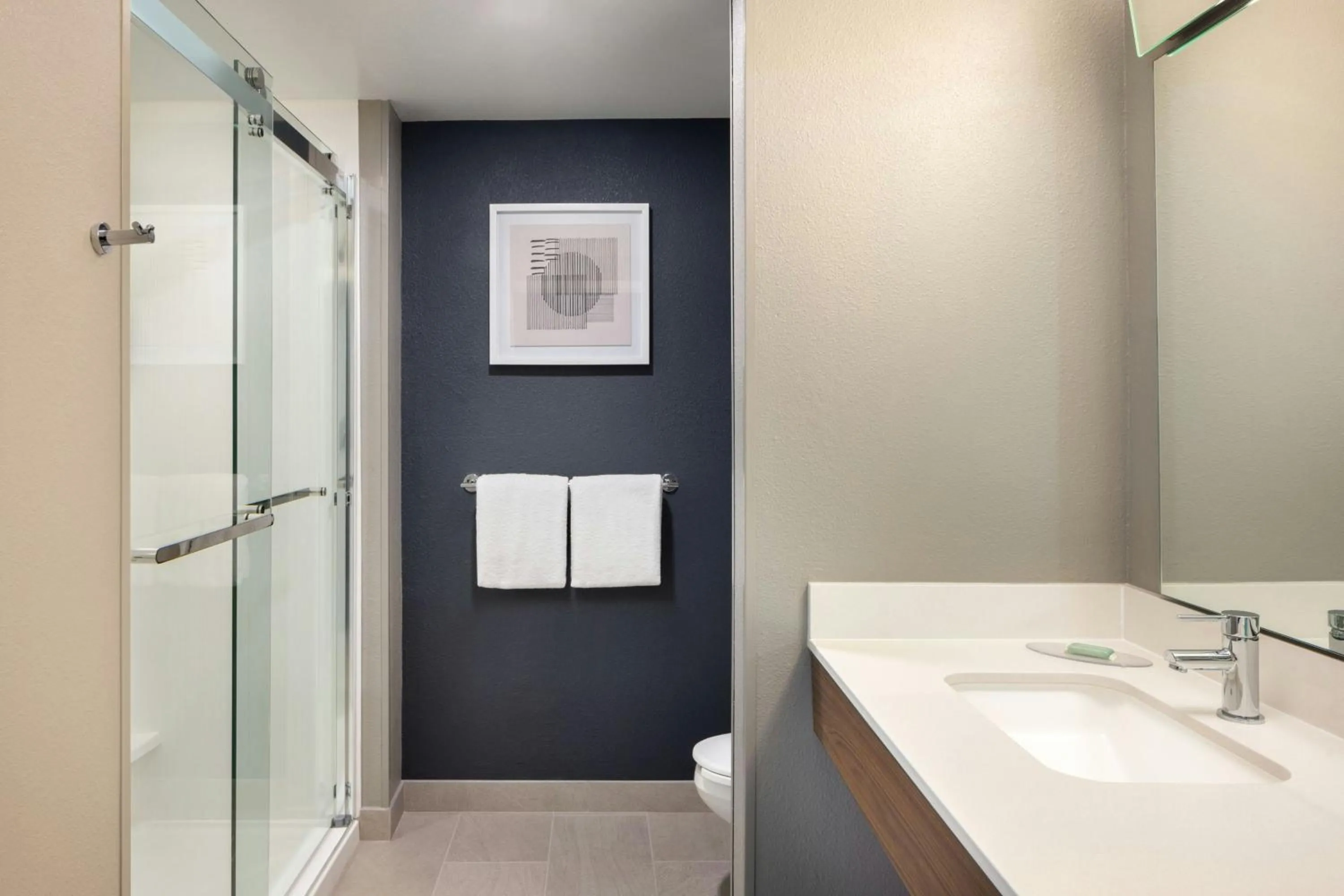 Bathroom in Courtyard by Marriott Little Rock Downtown