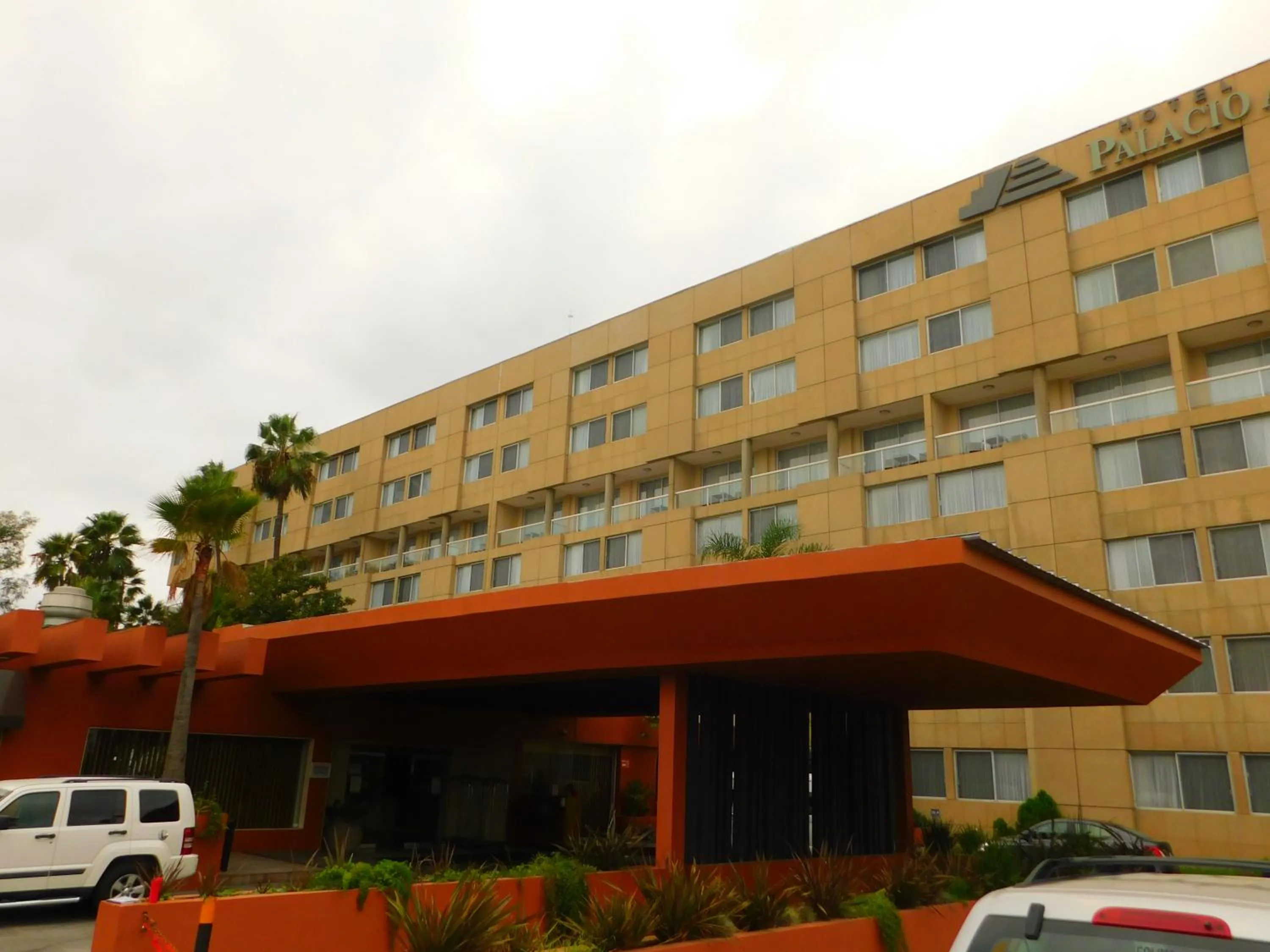 Facade/entrance in Hotel Palacio Azteca Tijuana, Trademark by Wyndham