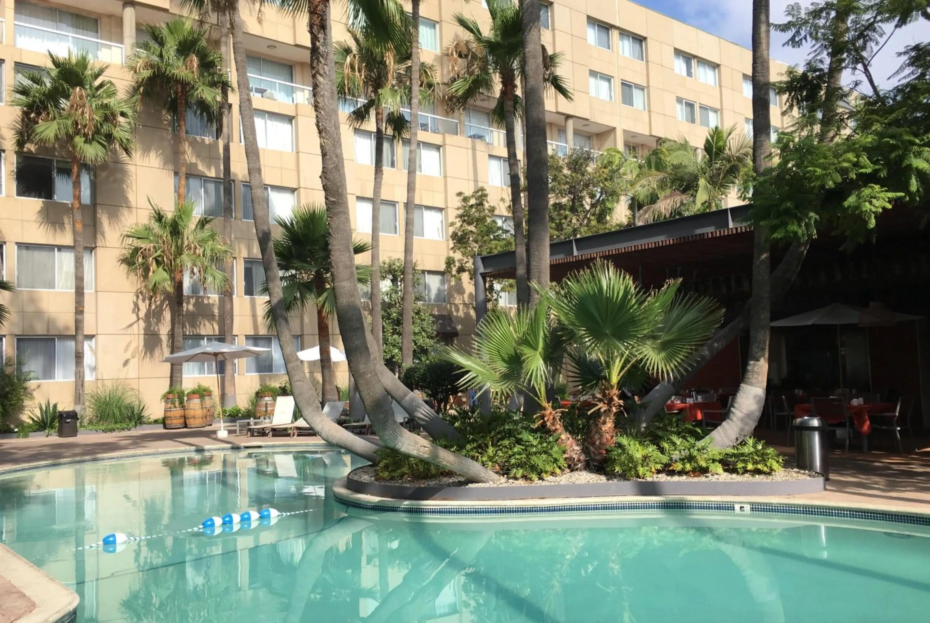 Pool view in Hotel Palacio Azteca Tijuana, Trademark by Wyndham
