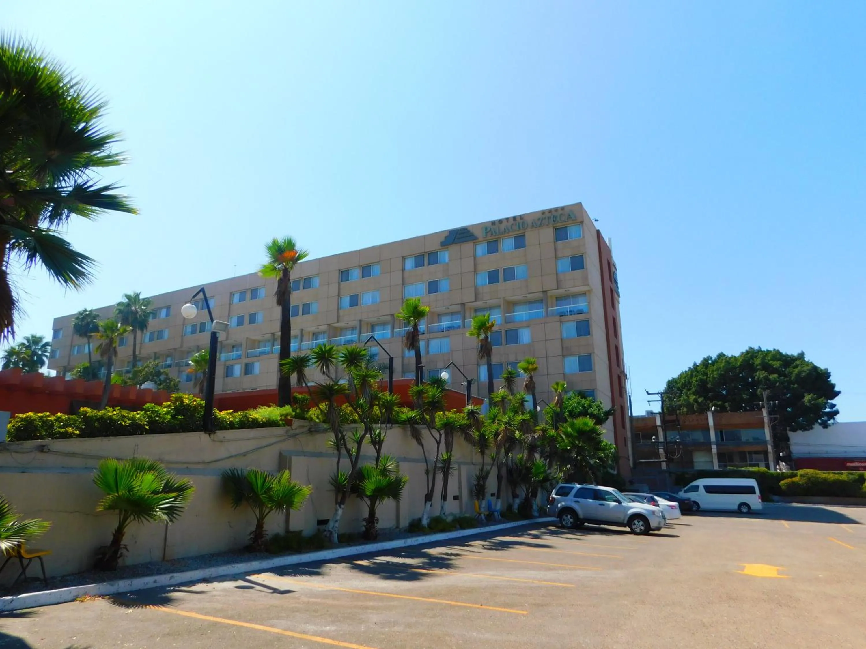 Facade/entrance in Hotel Palacio Azteca Tijuana, Trademark by Wyndham