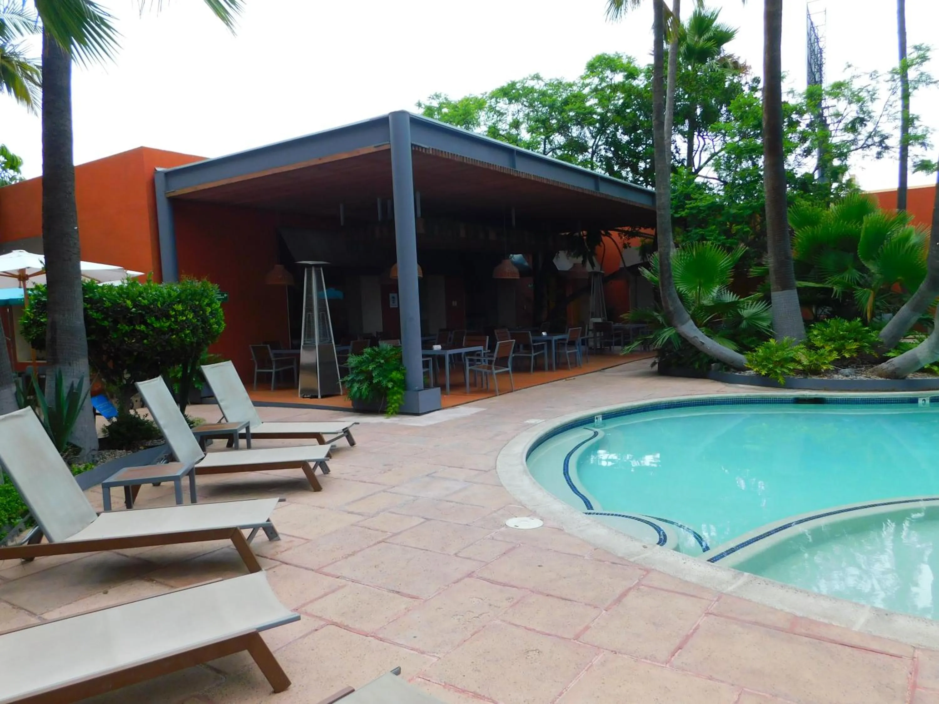Patio in Hotel Palacio Azteca Tijuana, Trademark by Wyndham