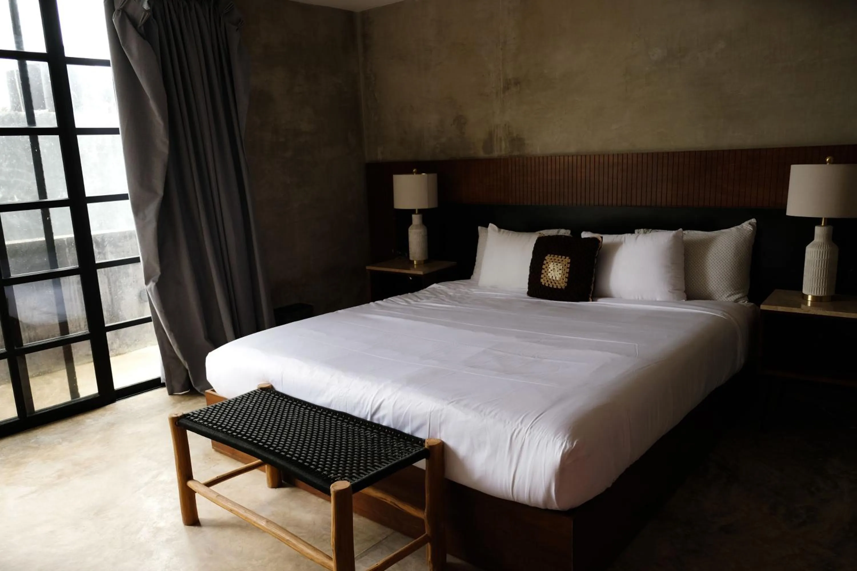 Bed in Turquoise Tulum Hotel