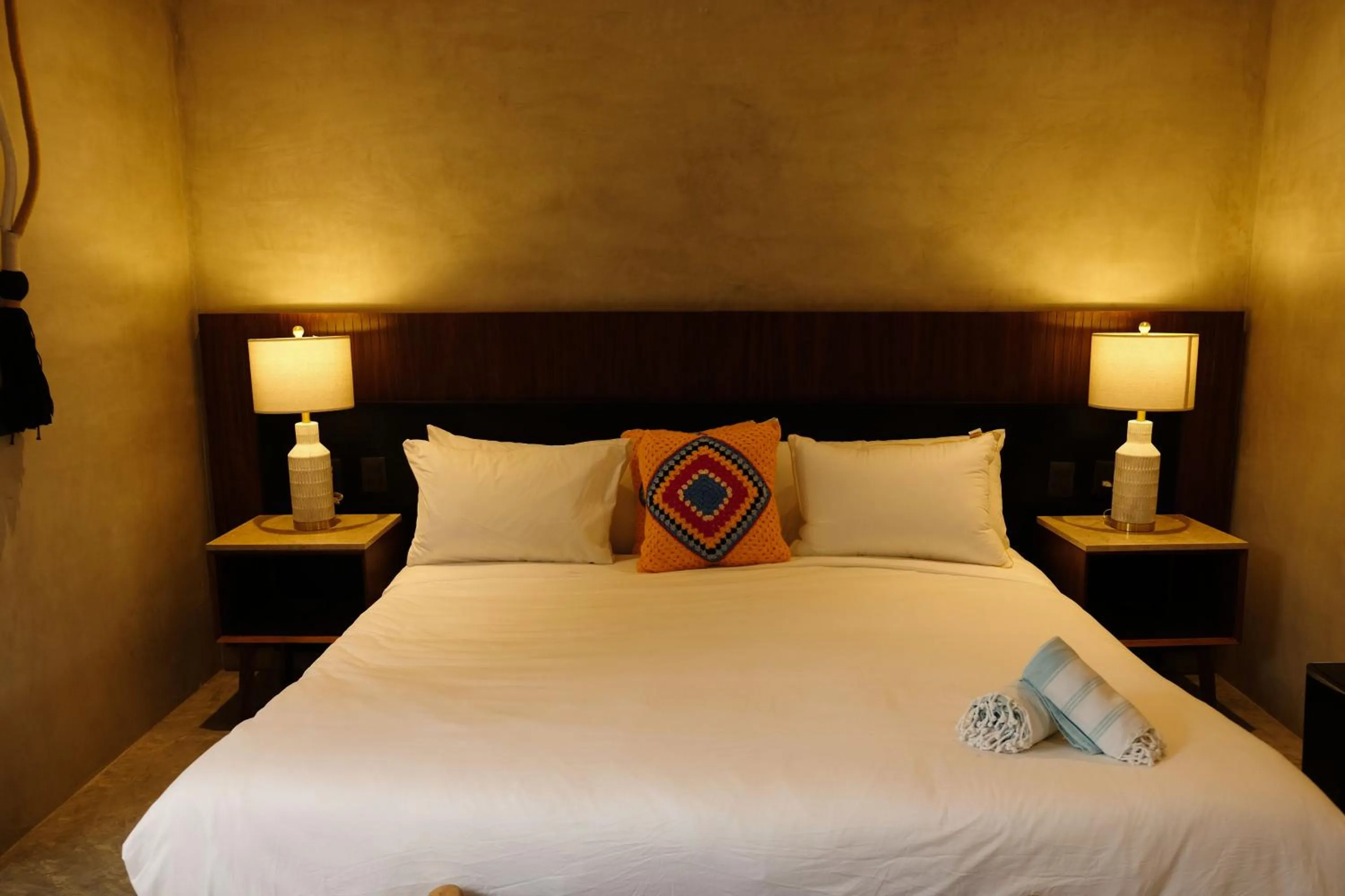 Bed in Turquoise Tulum Hotel