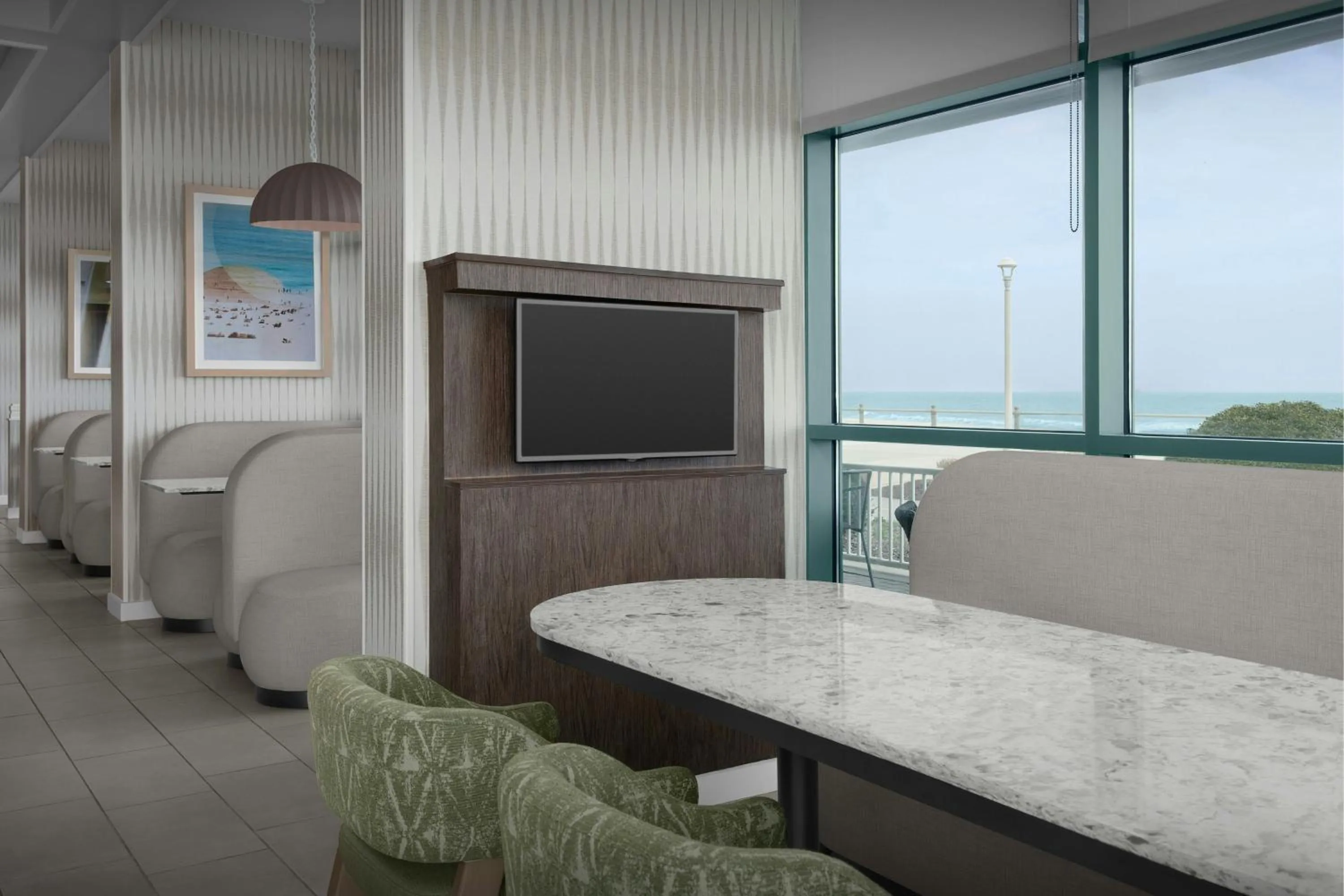 Lobby or reception in Courtyard Virginia Beach Oceanfront/South