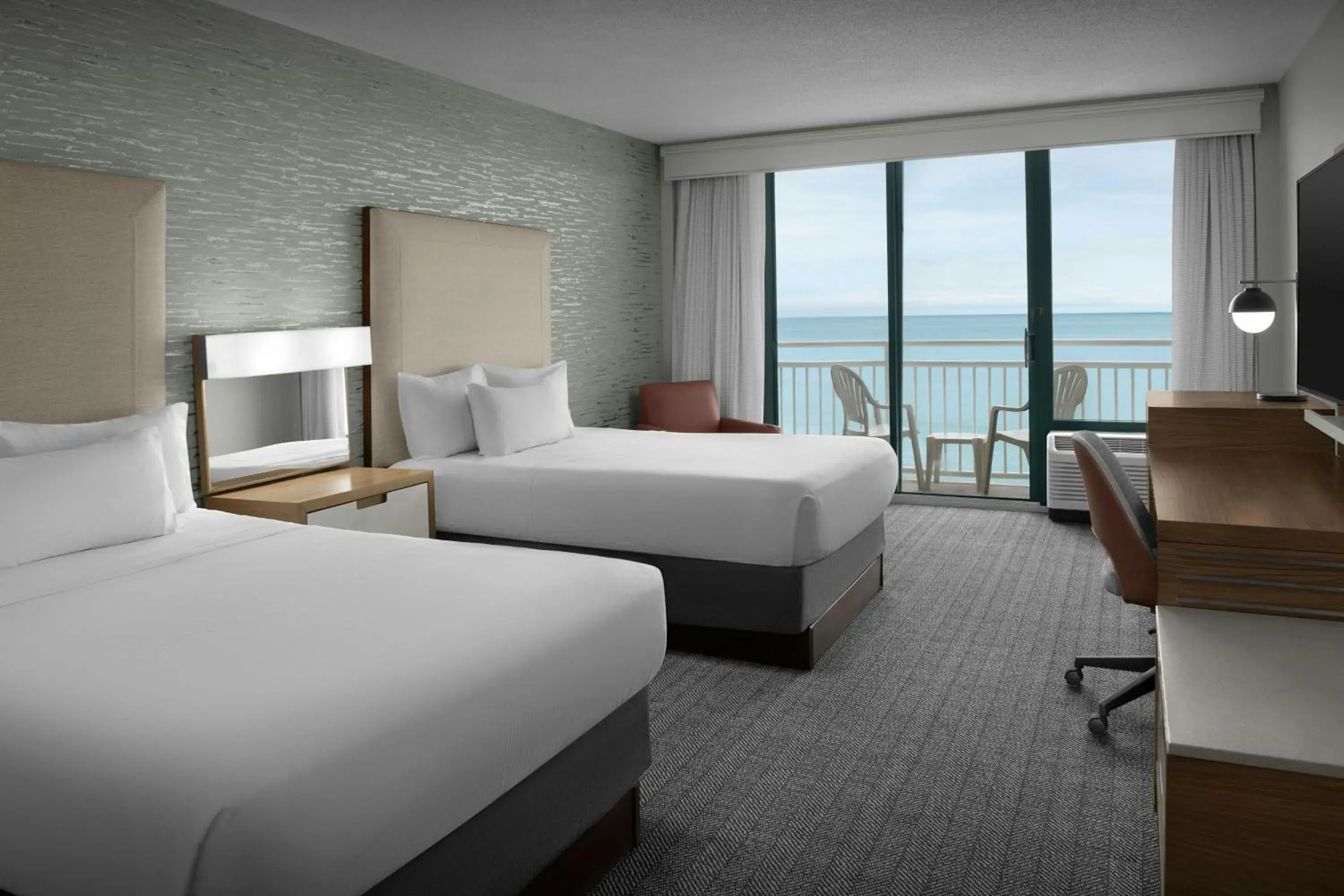 Deluxe Guest room, 2 Double, High Floor view, Ocean view in Courtyard Virginia Beach Oceanfront/South Deluxe Guest room, 2 Double, High Floor view, Ocean view in Courtyard Virginia Beach Oceanfront/South