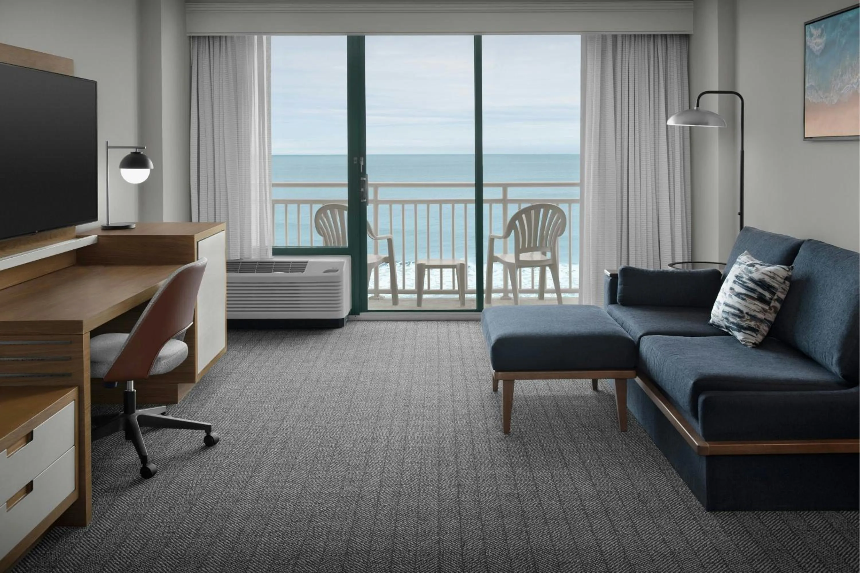 Living room in Courtyard Virginia Beach Oceanfront/South