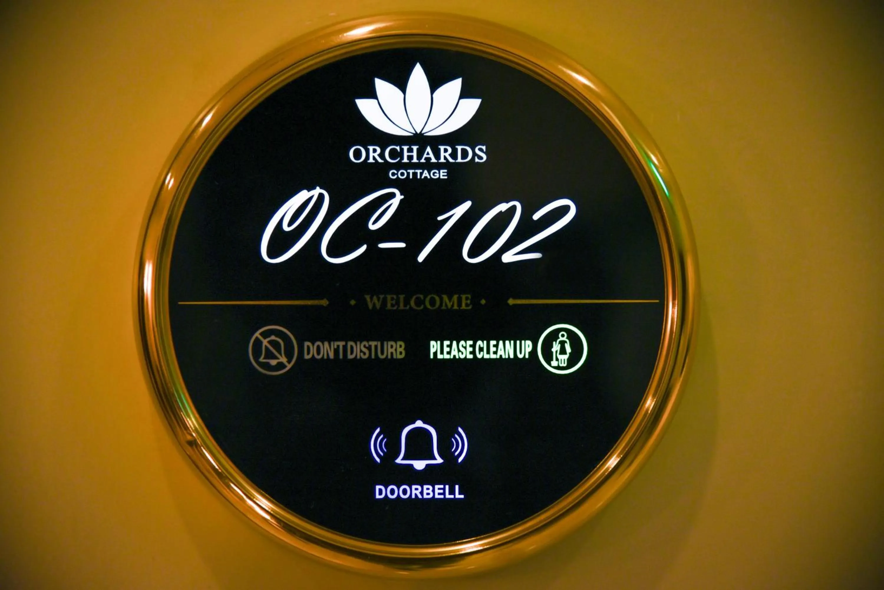 Property logo or sign in Orchards Cottage Hotel