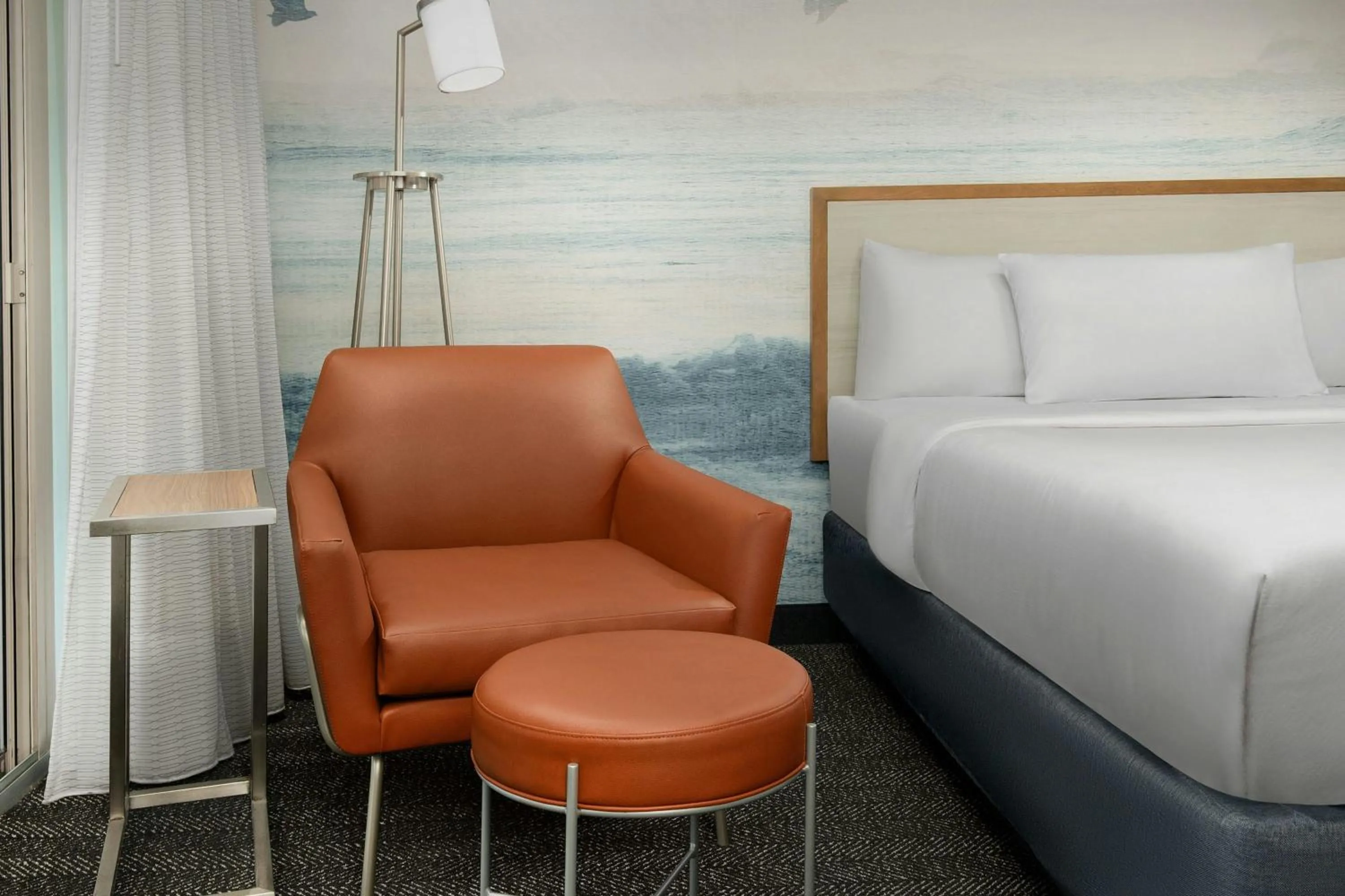 Bedroom, Bed in Courtyard Virginia Beach Oceanfront / North 37th Street