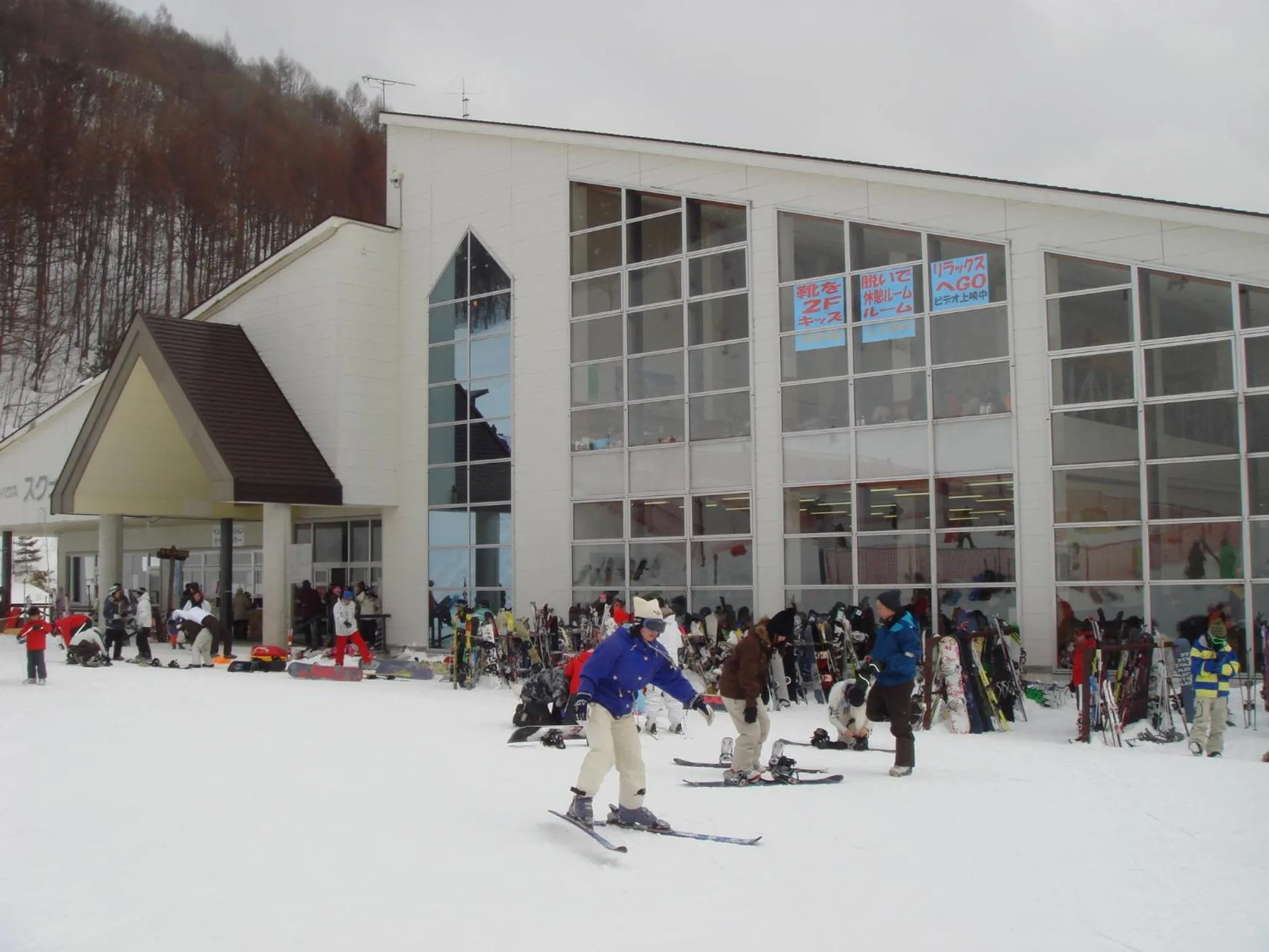 Skiing in Pension Rapan