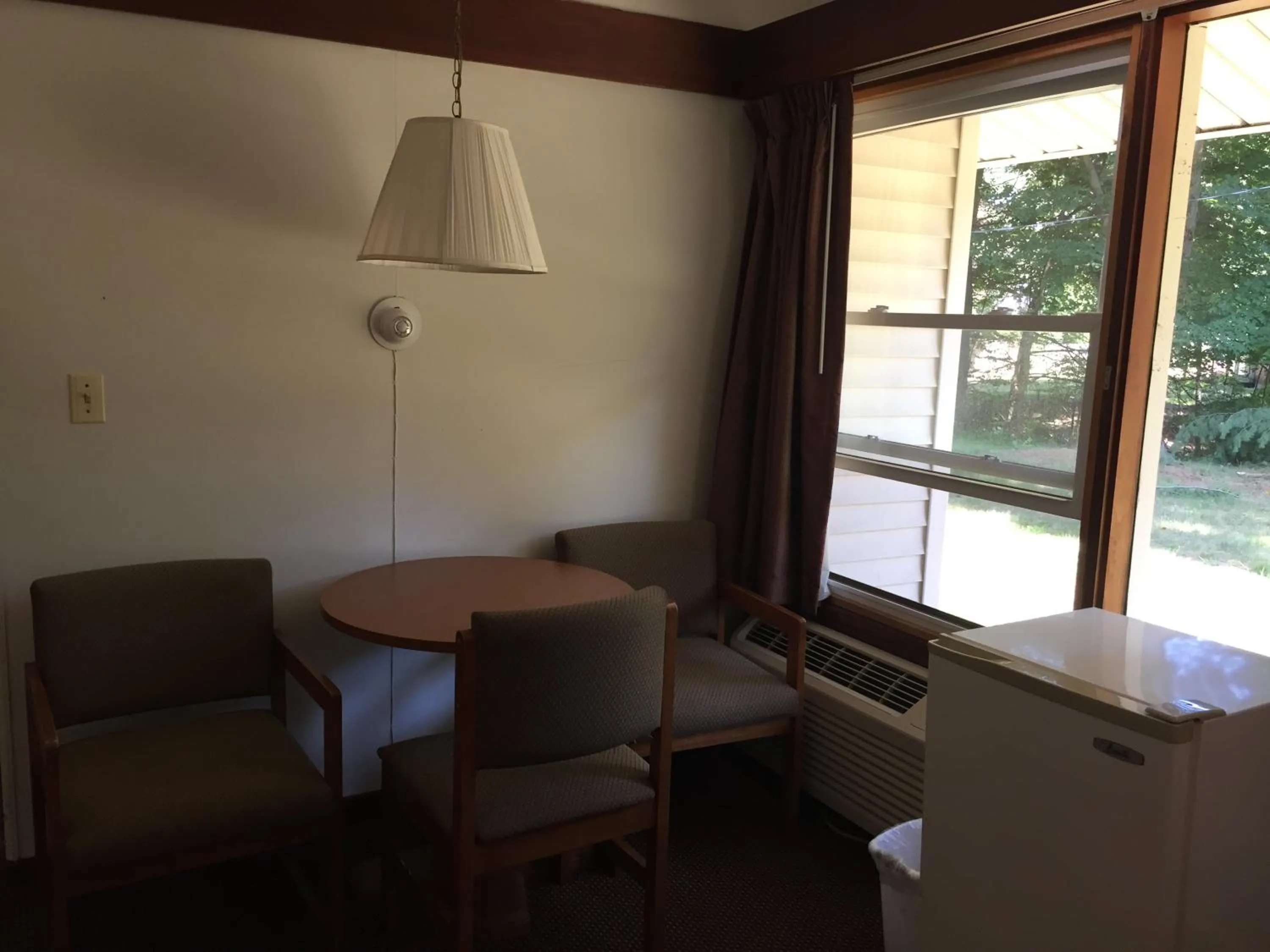 Seating area in North King Motel