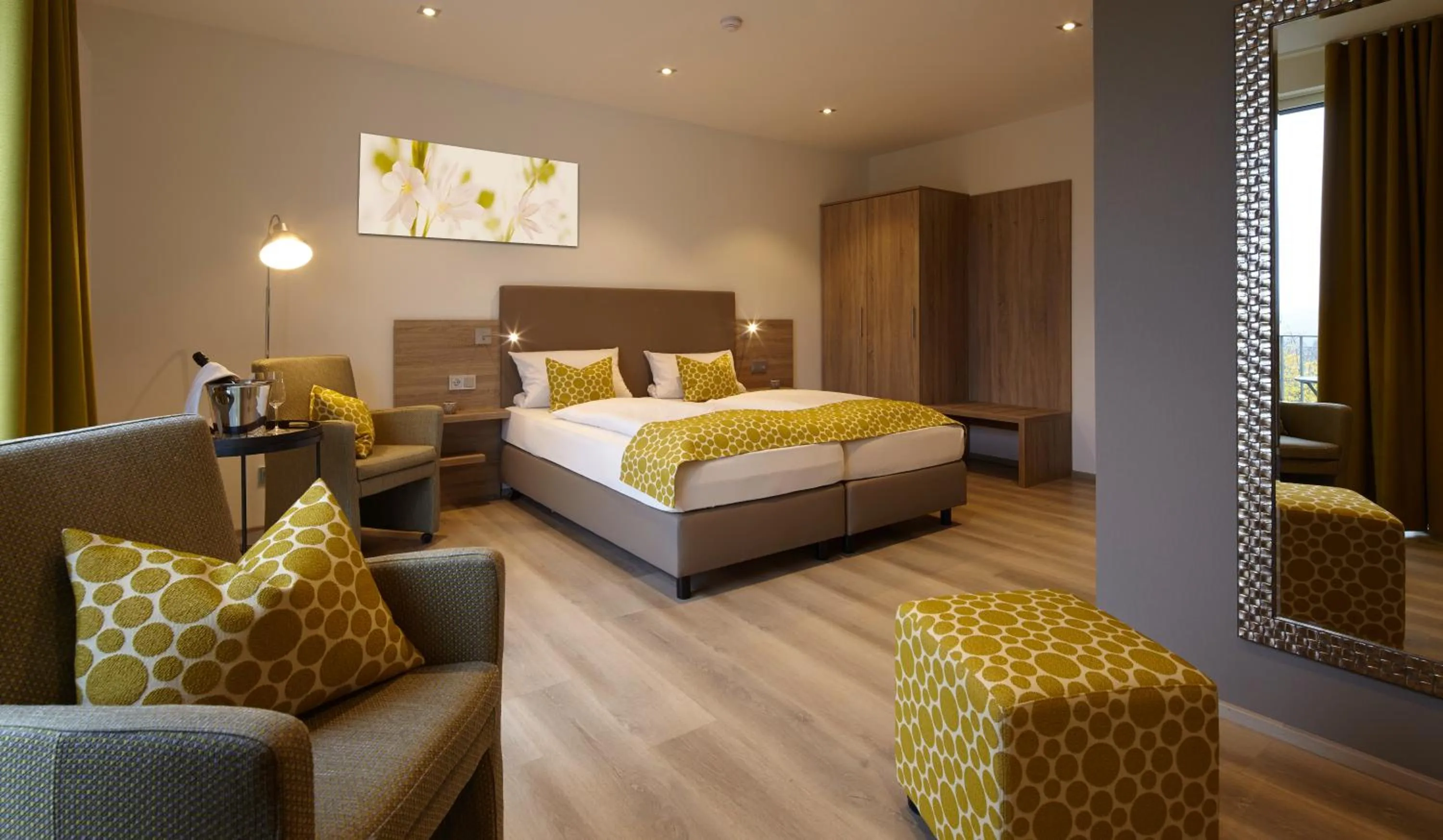 Bed in Weingut und Gästehaus Apel