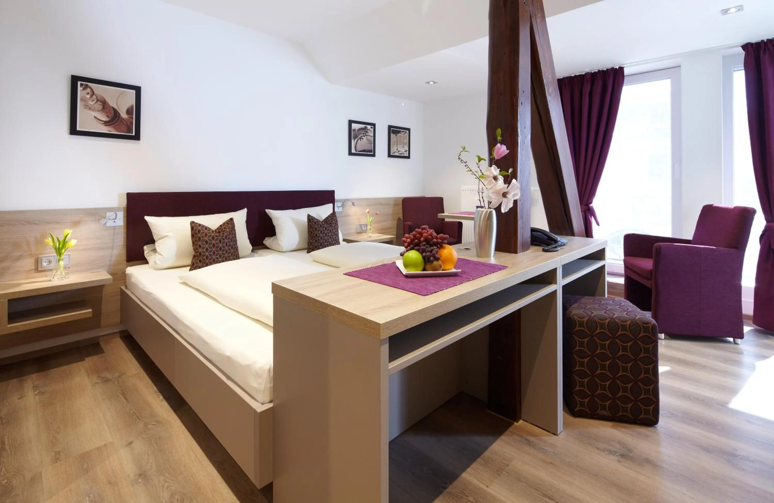 Photo of the whole room, Bed in Weingut und Gästehaus Apel