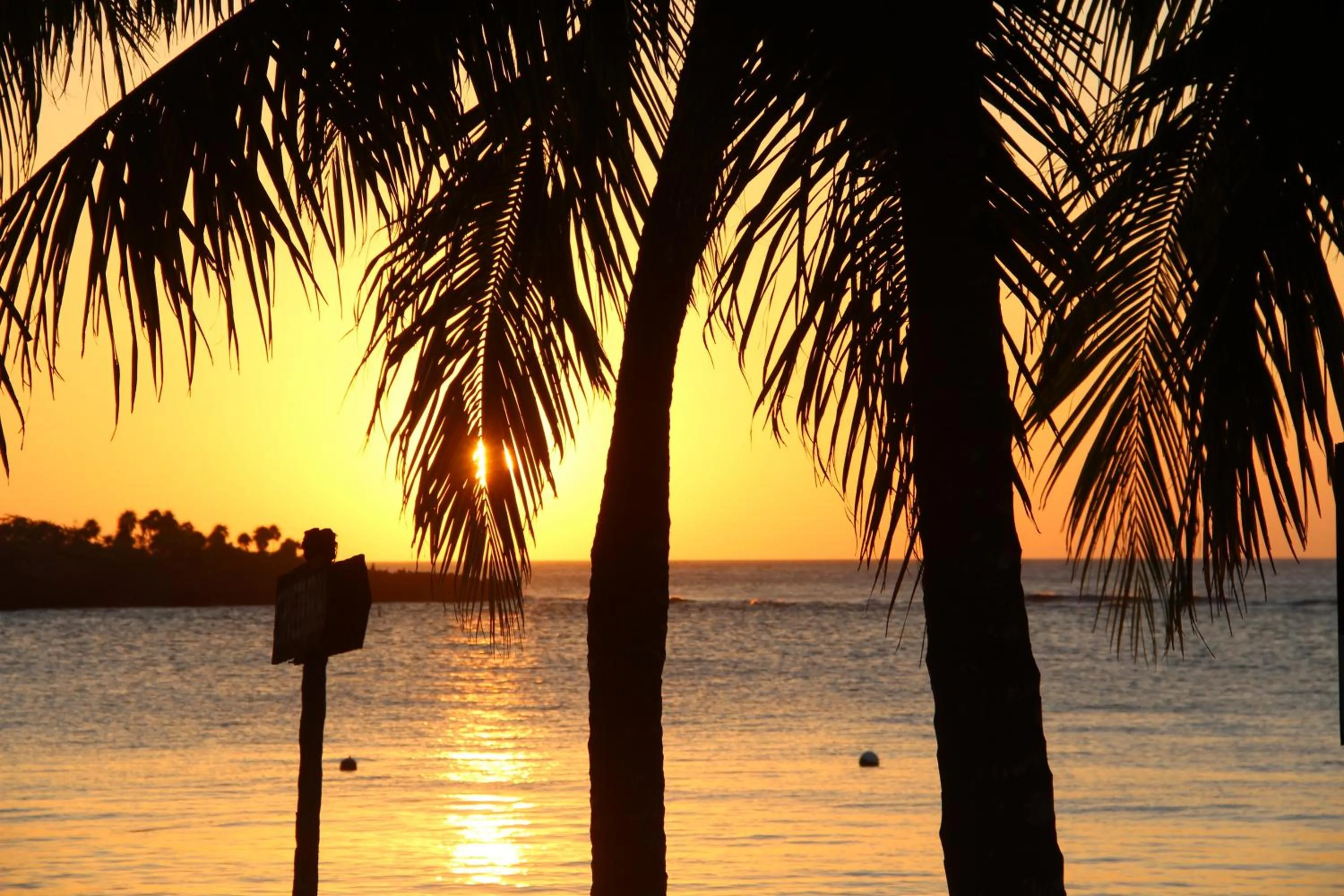 Beach in Posada Arco Iris, West End