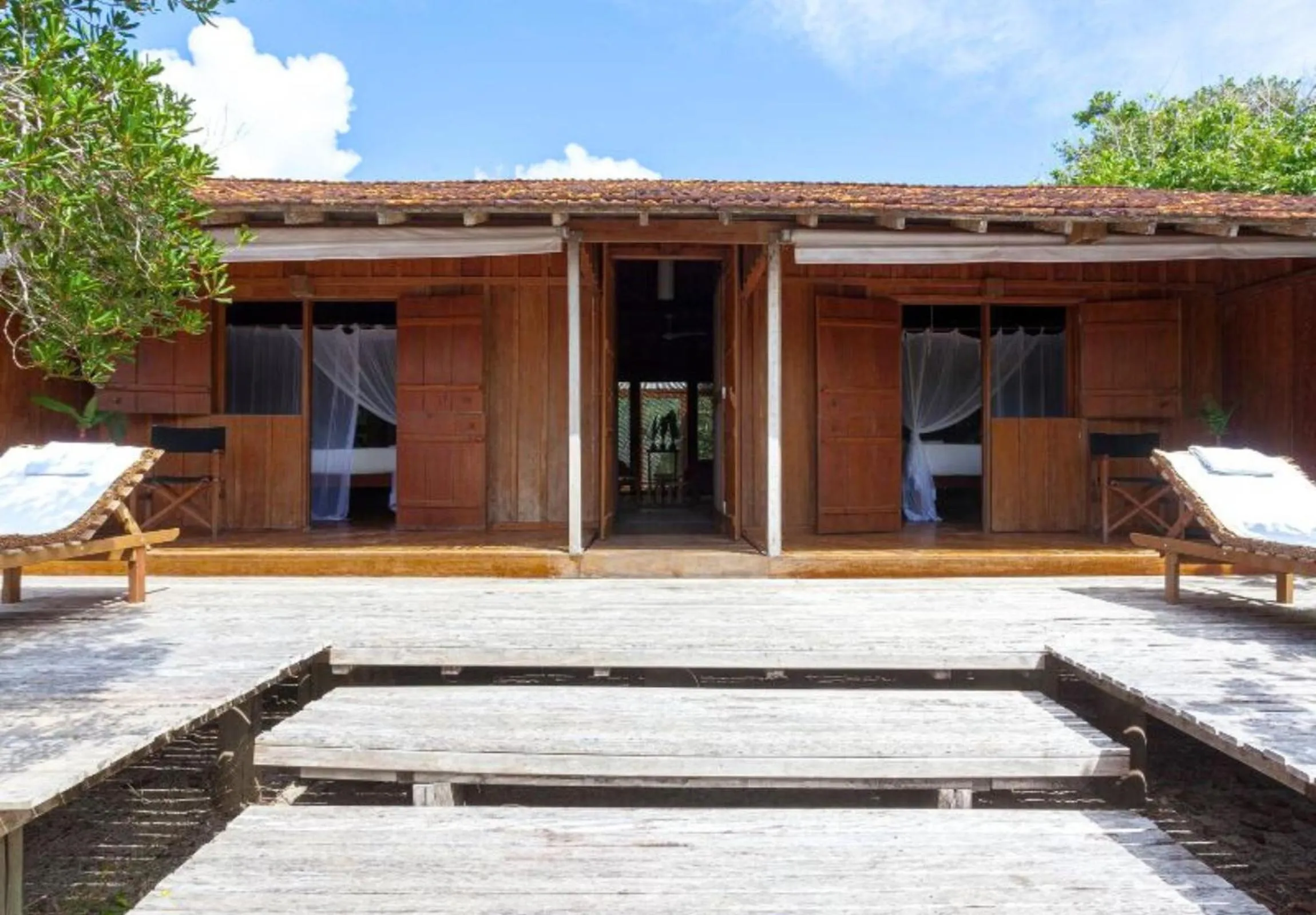 Patio in Hotel Vila Naiá - Corumbau