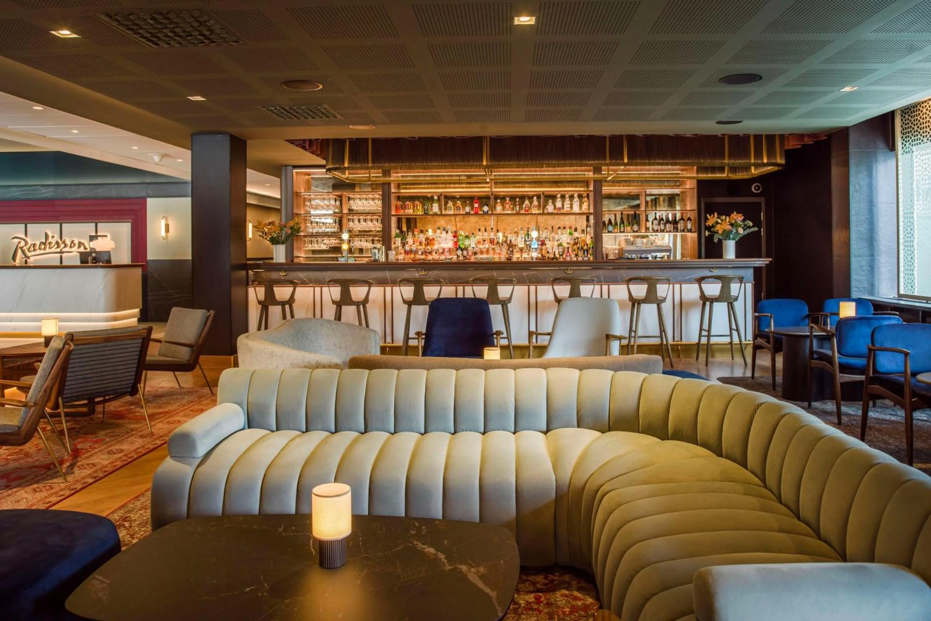 Lounge or bar in Radisson Blu Waterfront Hotel, Stockholm
