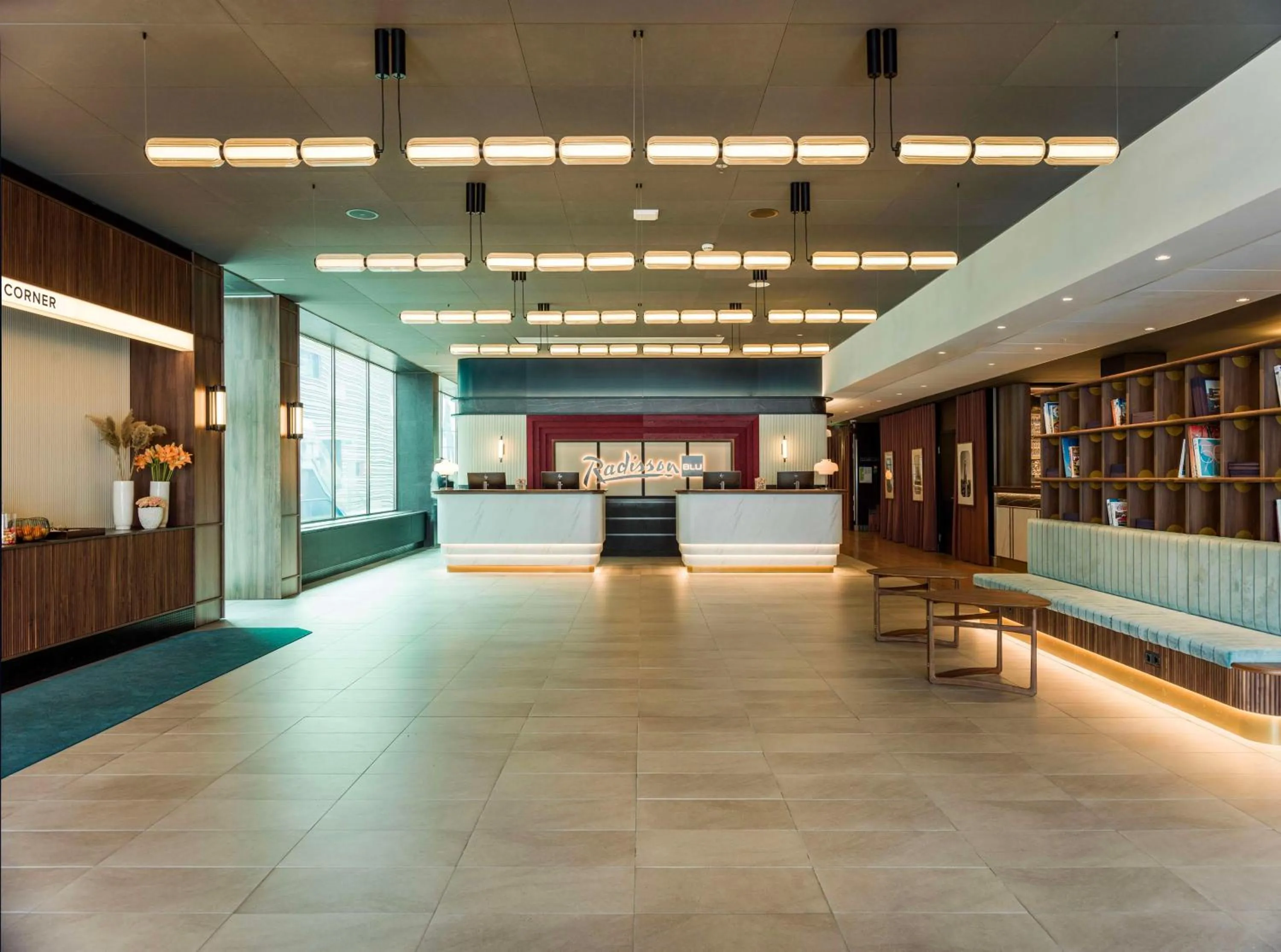 Lobby or reception in Radisson Blu Waterfront Hotel, Stockholm