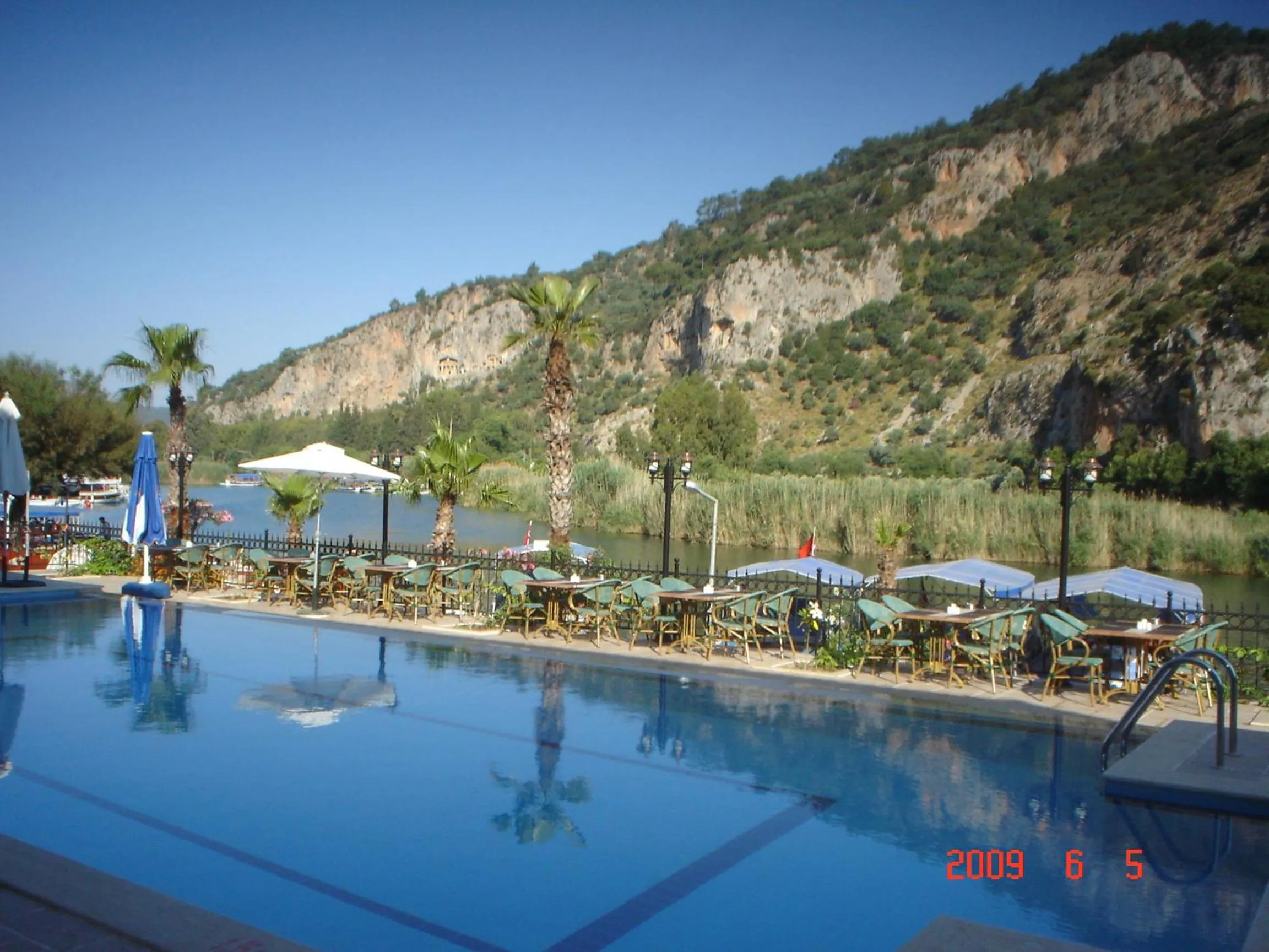 Swimming pool in Dalyan Tezcan Hotel