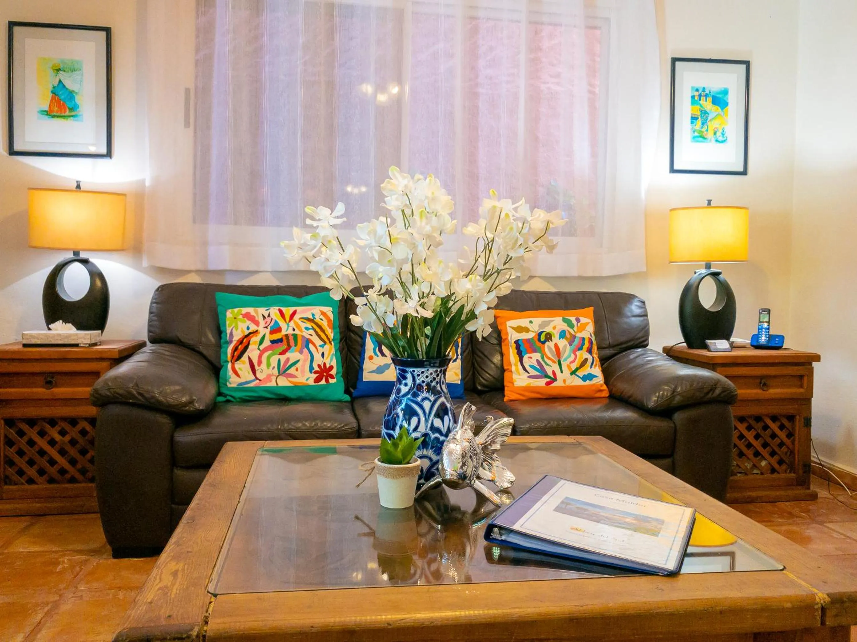 Living room in Casa Mulder - Steps to Beach Private Pool Ocean-View Roof