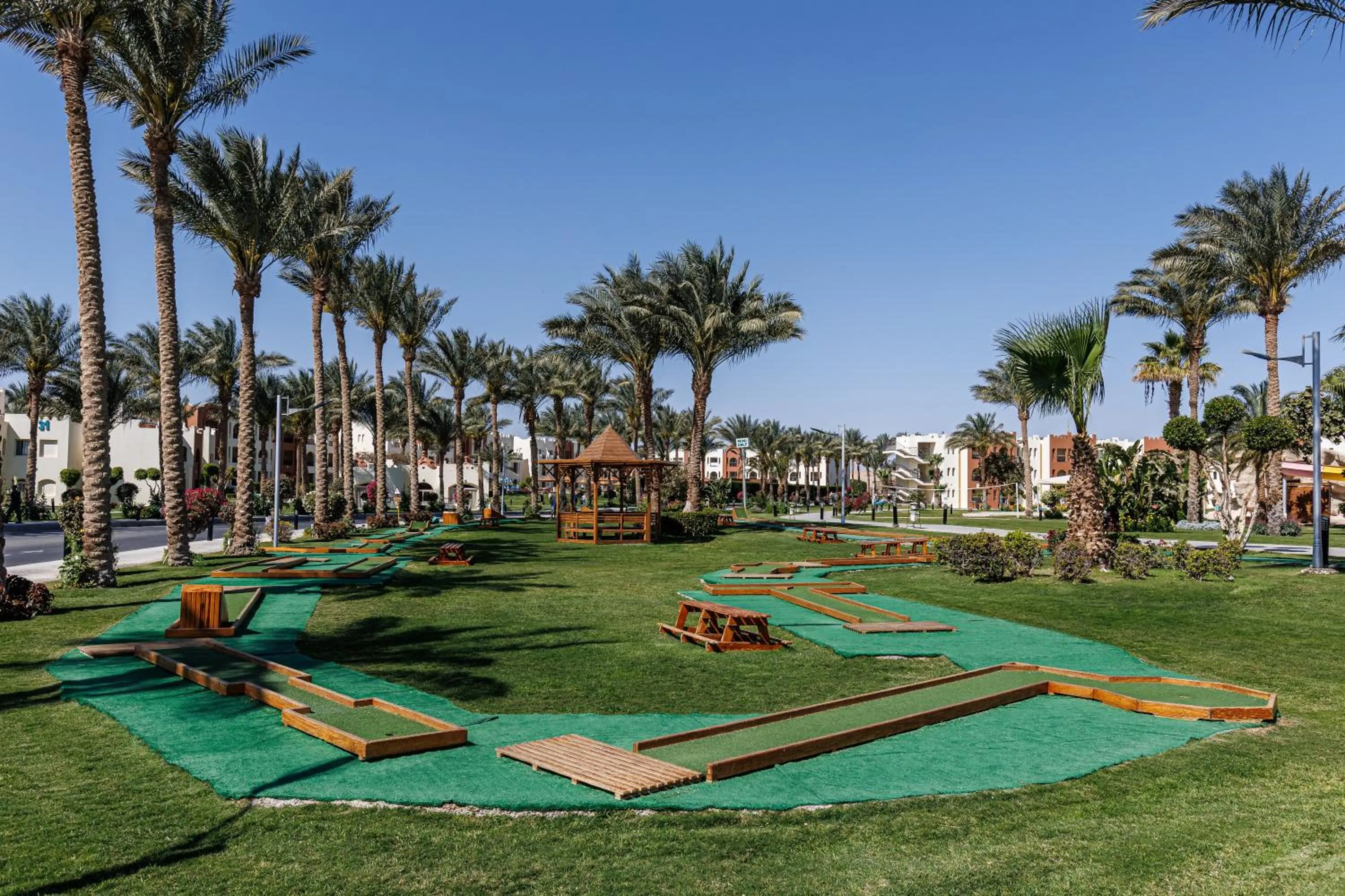 Minigolf in Sunrise Royal Makadi Resort