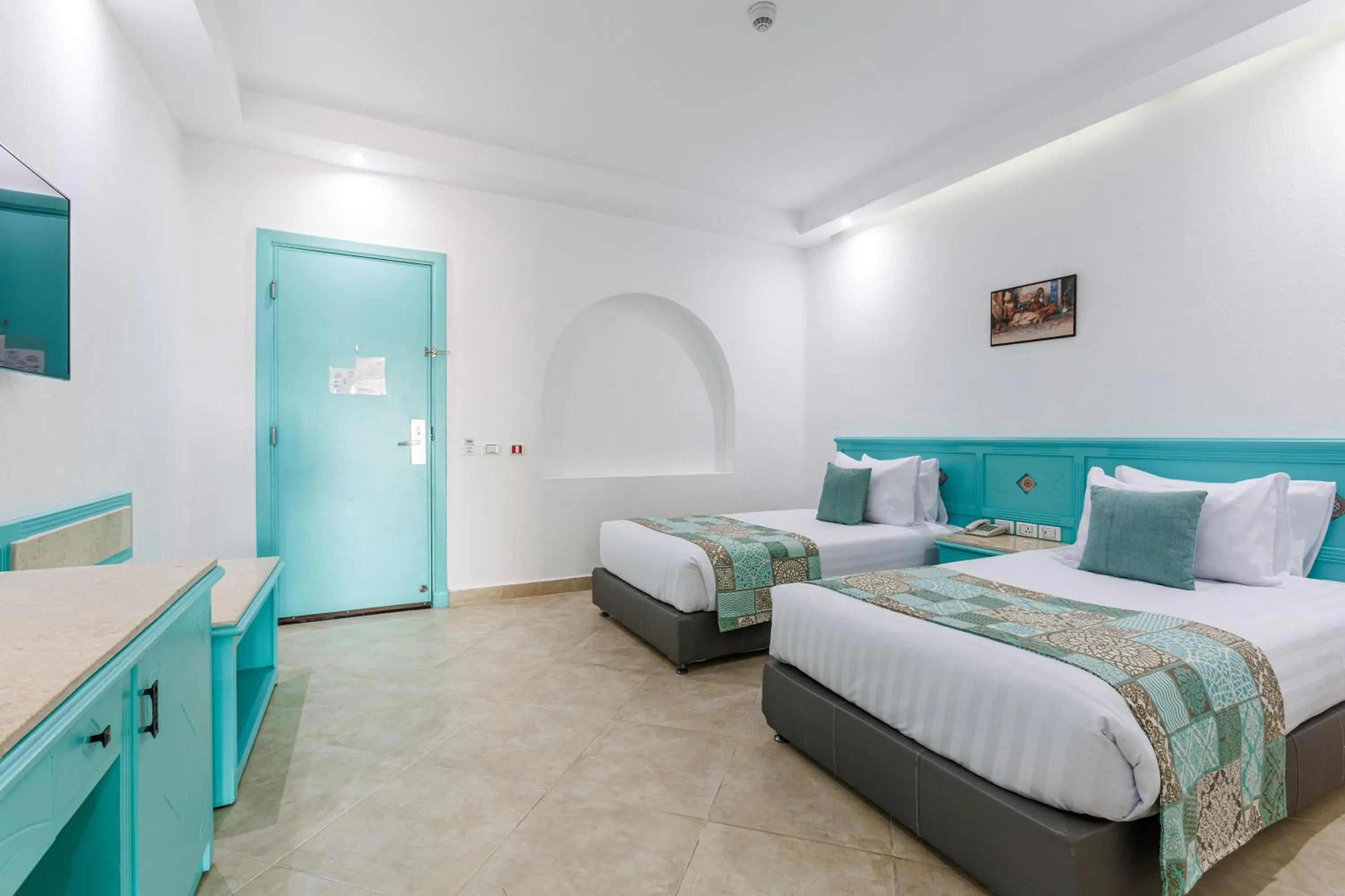 Bedroom, Bed in Sunrise Royal Makadi Resort