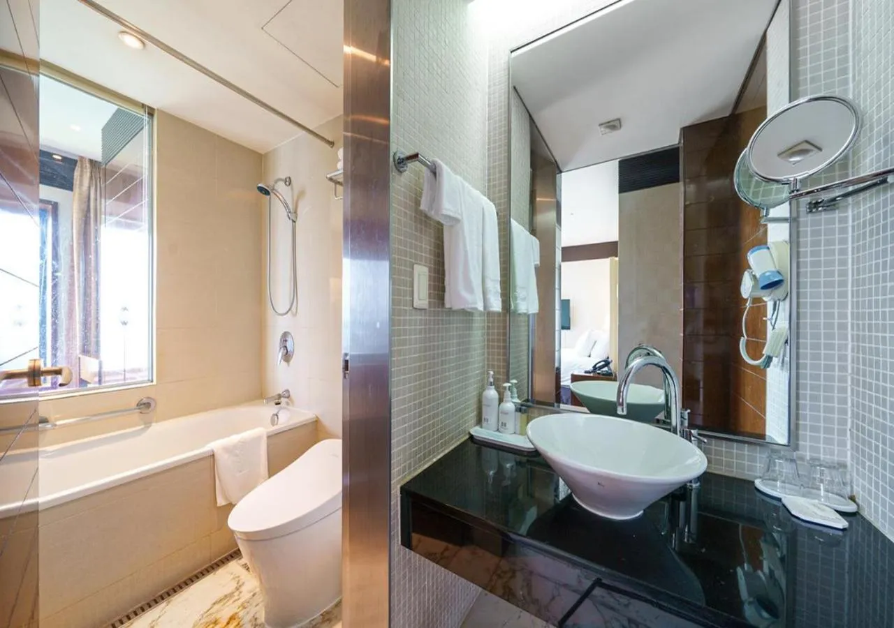 Toilet in Niagara Hotel