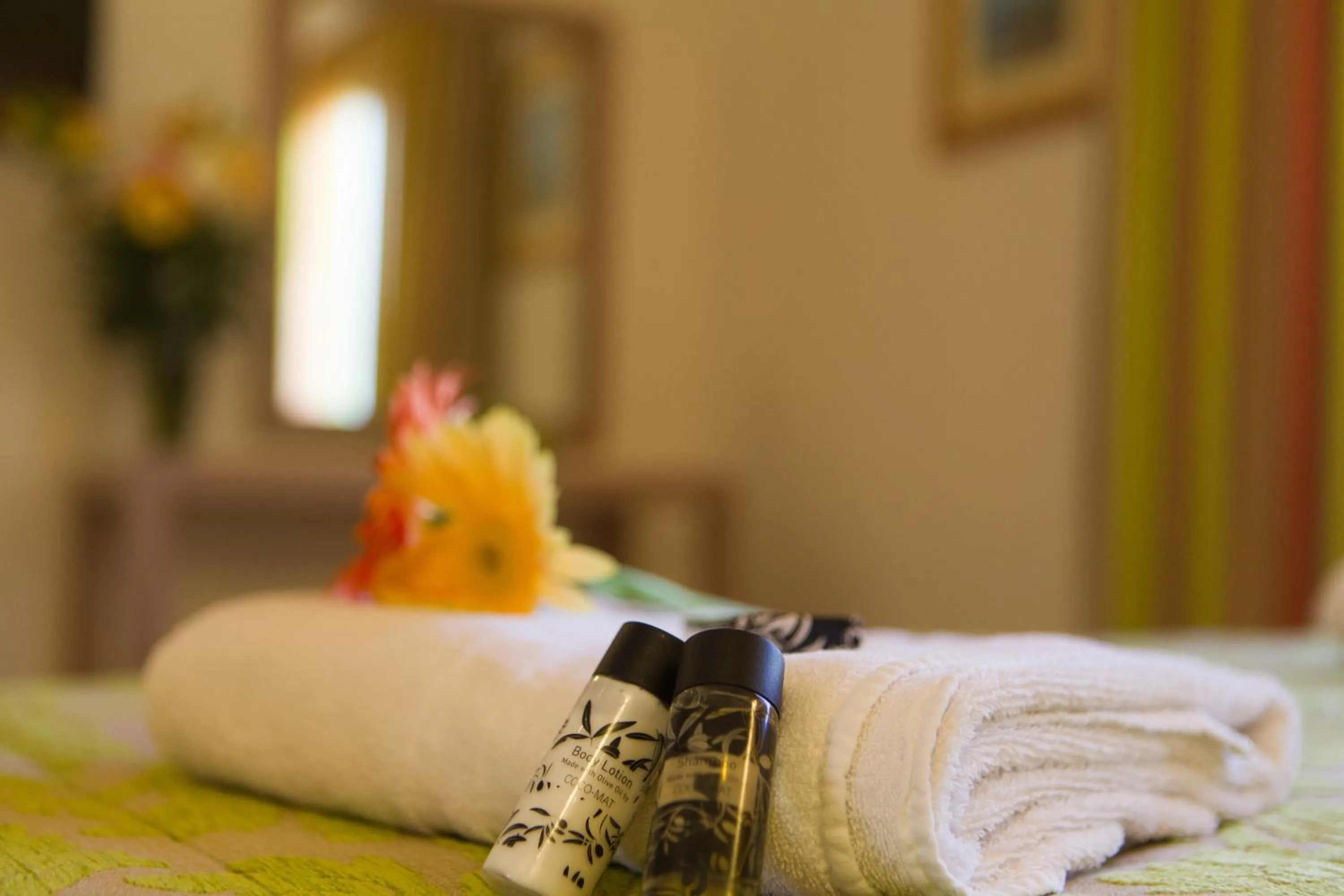 Decorative detail, Bed in Panormo Beach Hotel