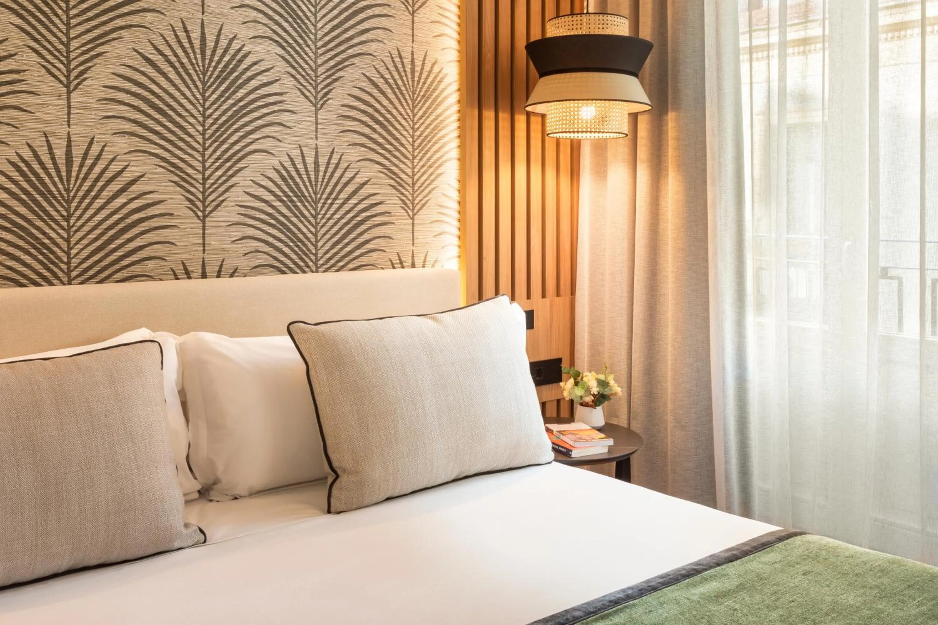 Decorative detail, Bed in Catalonia Atocha