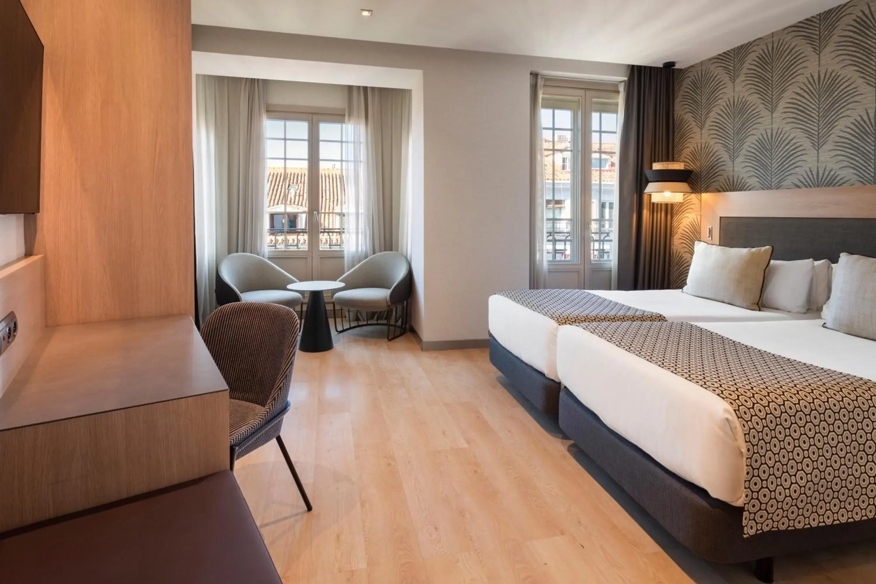 Twin Room with View in Catalonia Atocha Twin Room with View in Catalonia Atocha