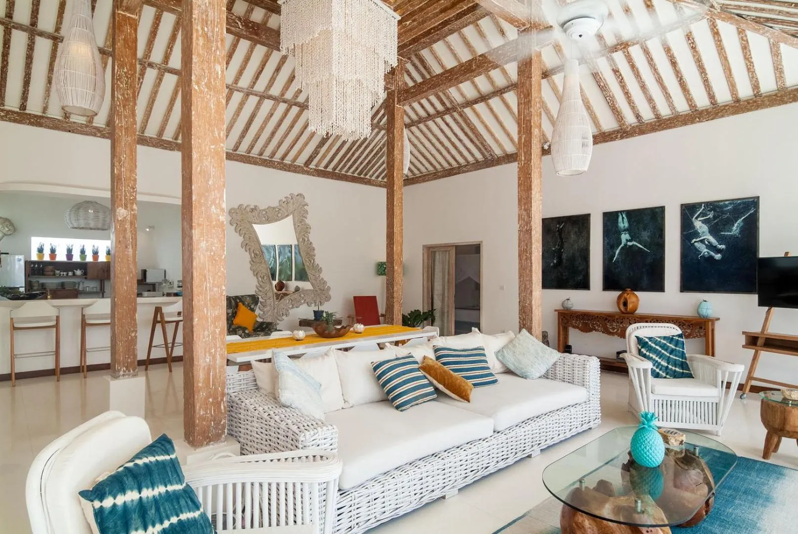 Living room in De'Coco Villa